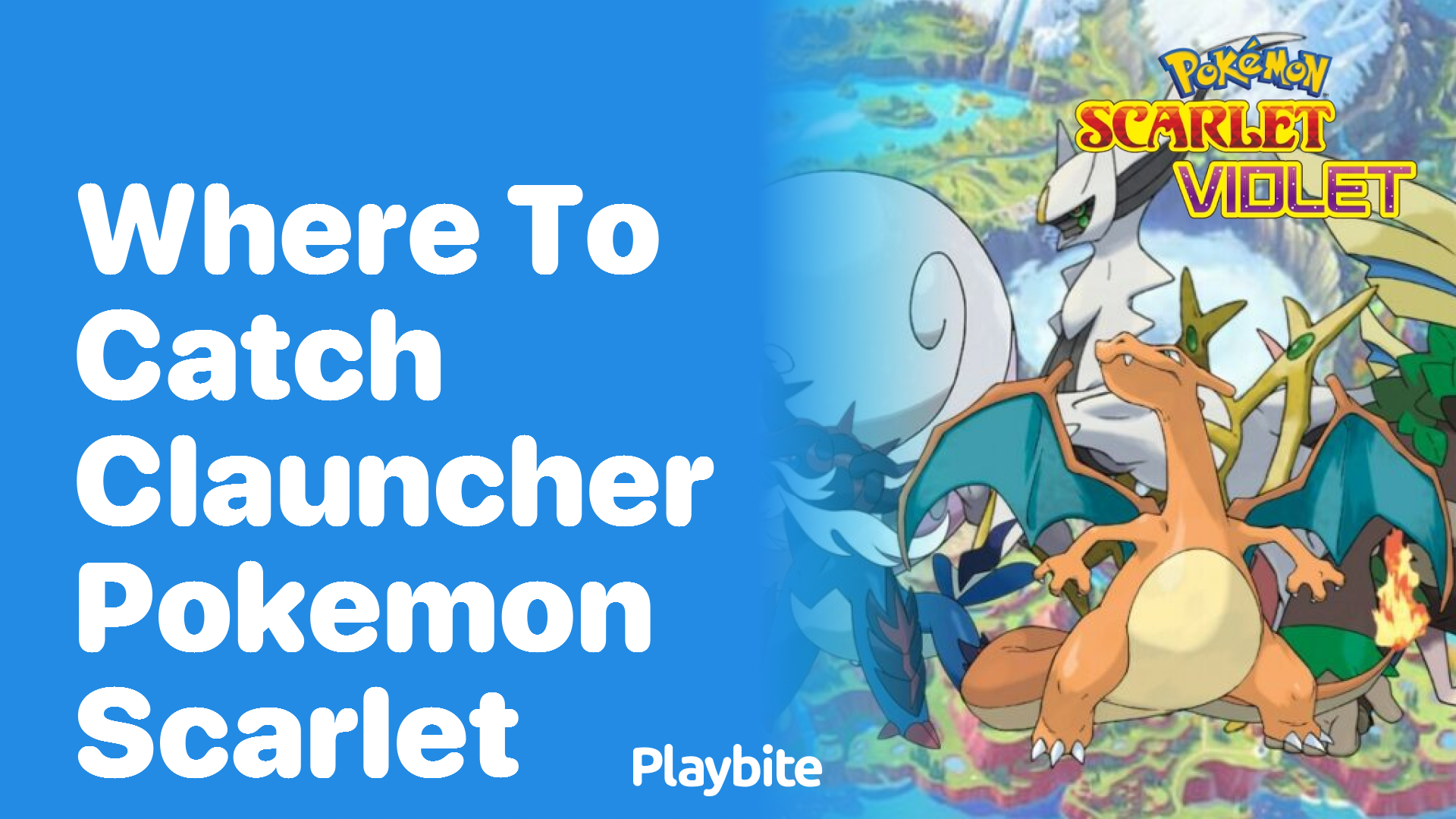 Where to Catch Clauncher in Pokemon Scarlet