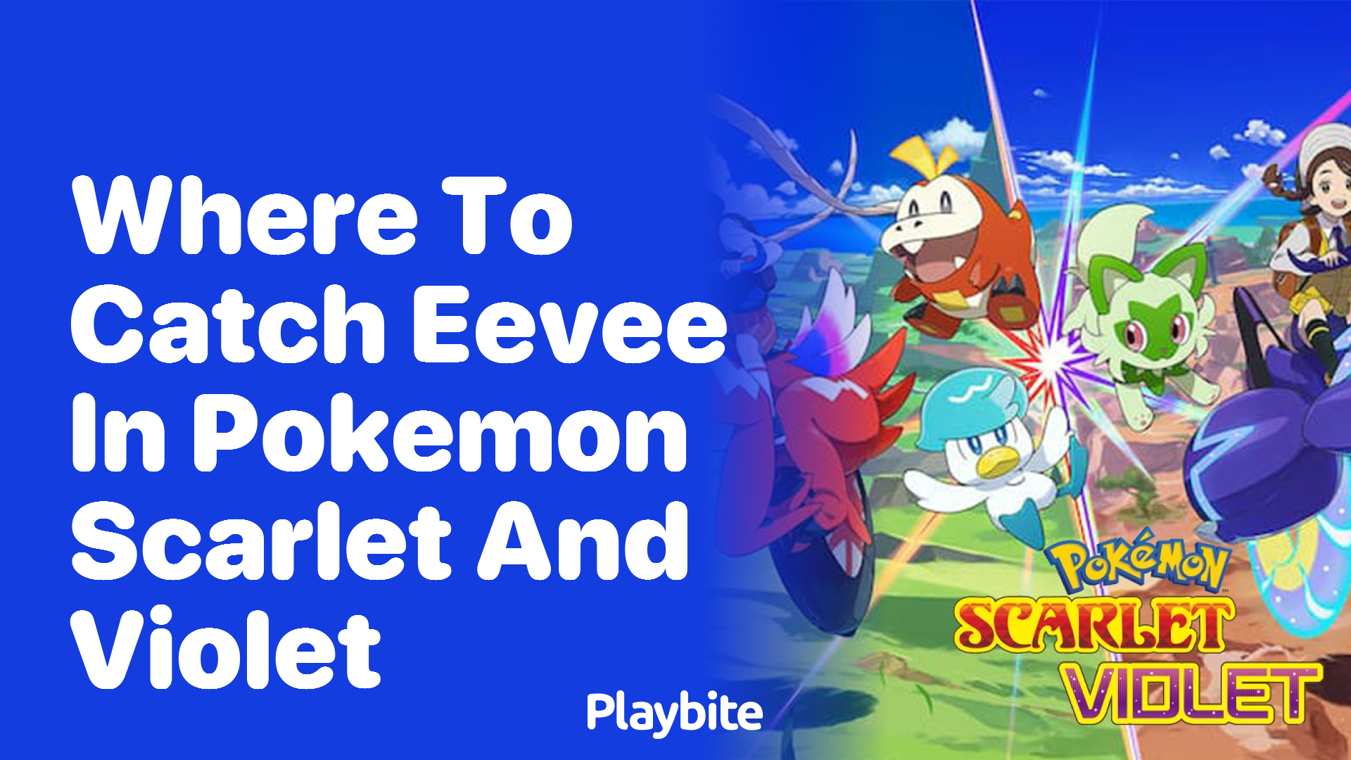 Where to Catch Eevee in Pokemon Scarlet and Violet