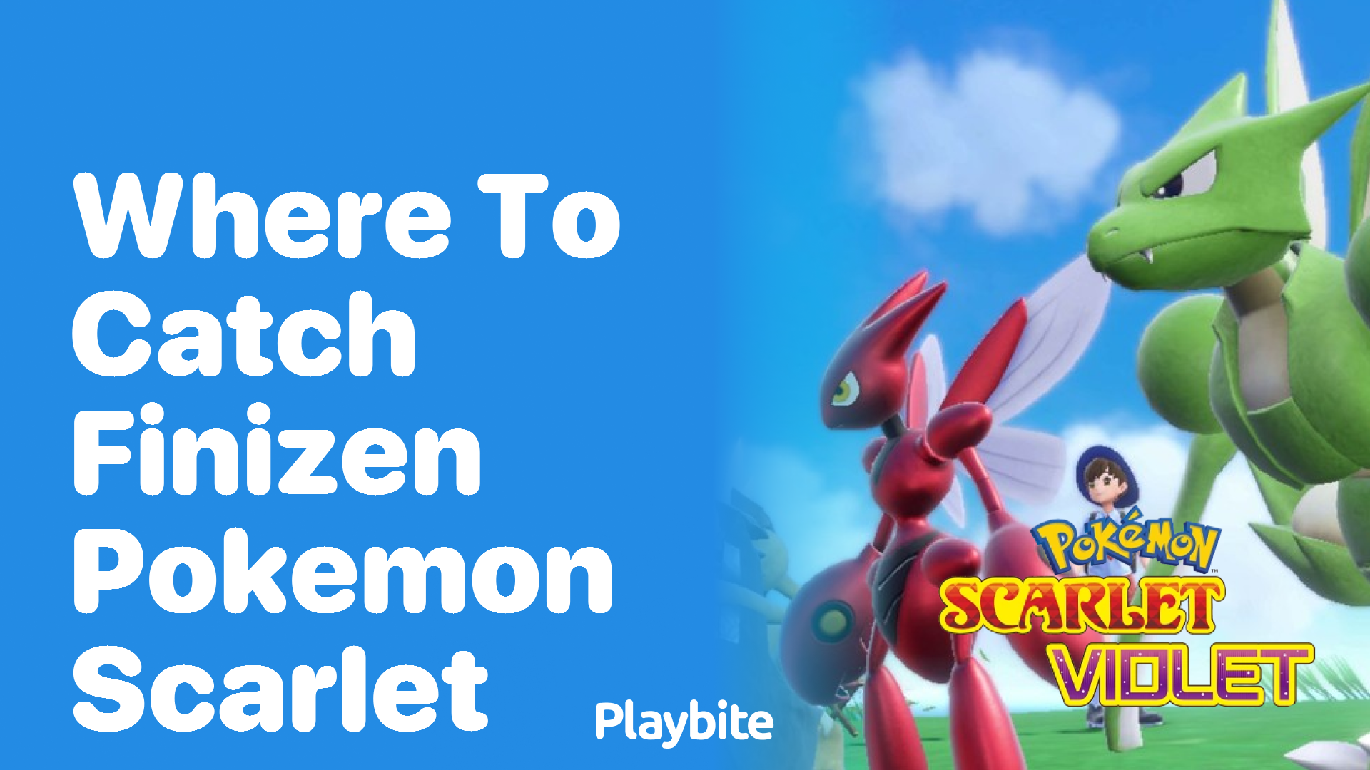 Where to catch Finizen in Pokemon Scarlet