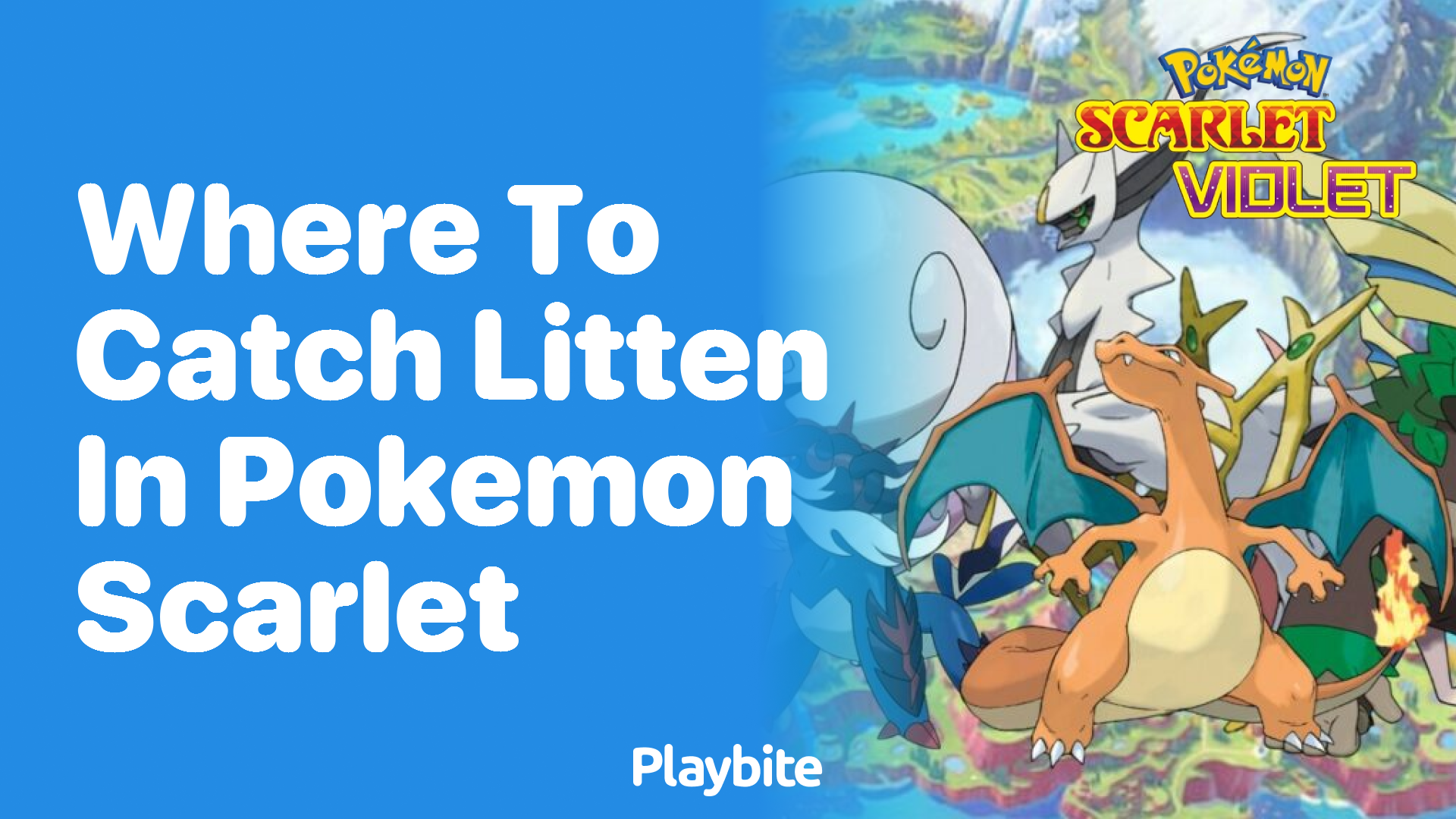 Where to catch Litten in Pokemon Scarlet