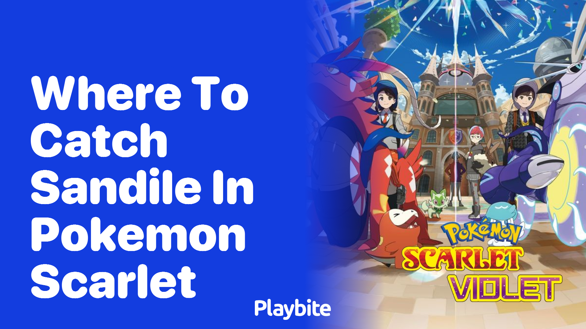 Where to Catch Sandile in Pokémon Scarlet