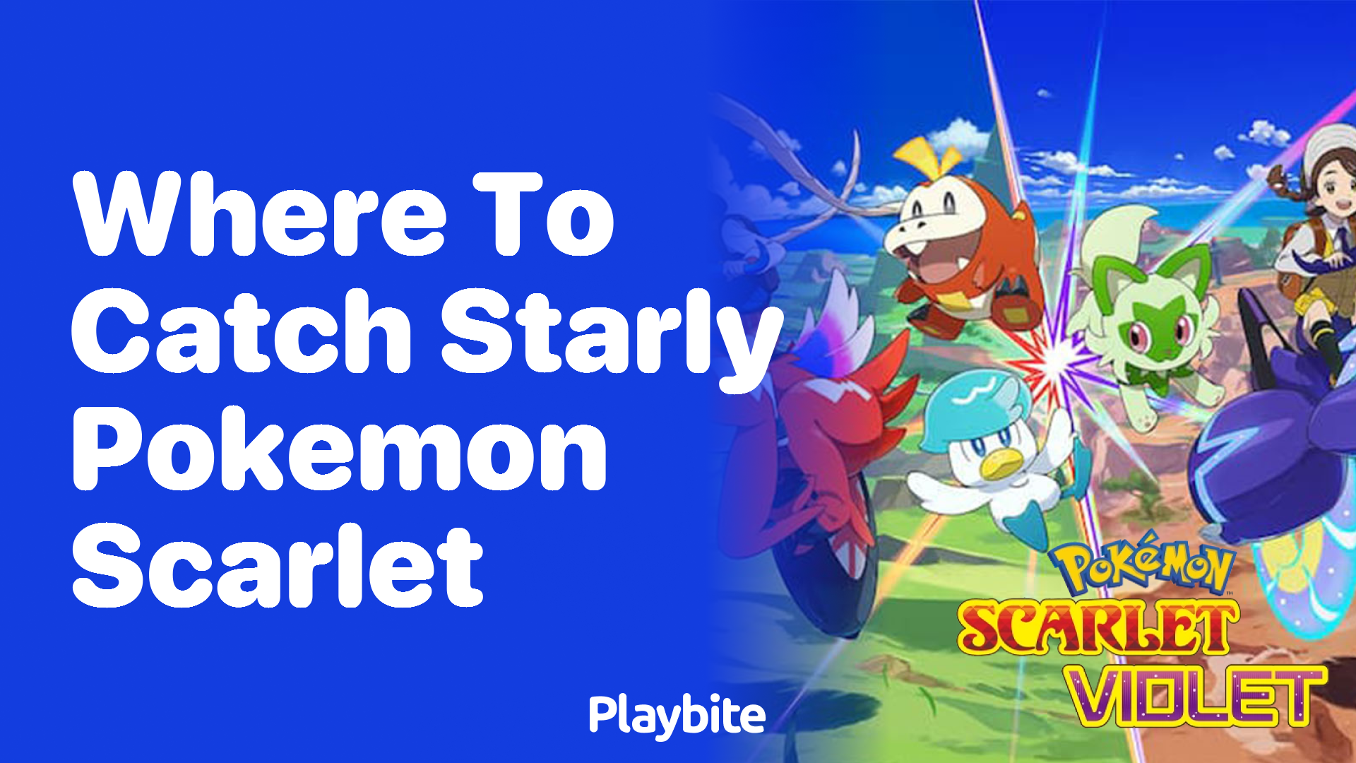 Where to Catch Starly in Pokémon Scarlet