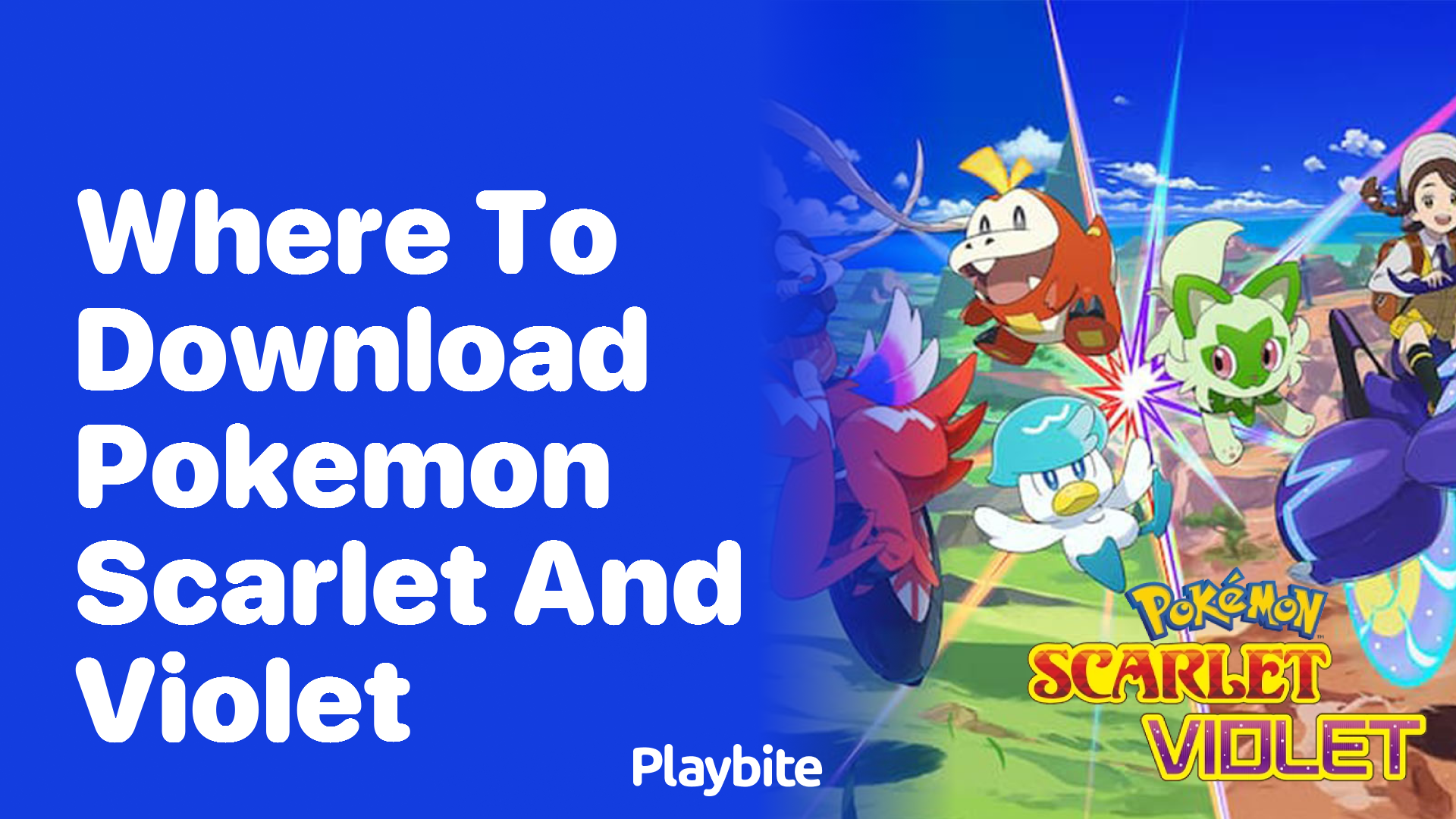 Where to Download Pokémon Scarlet and Pokémon Violet