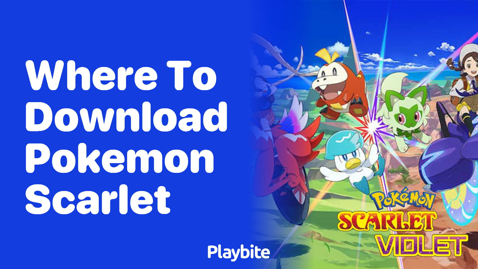 Where to Download Pokemon Scarlet