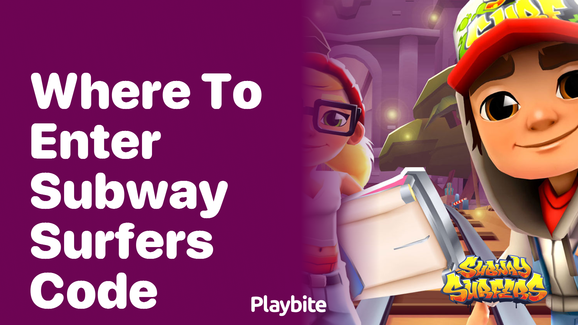 Where to Enter Subway Surfers Codes