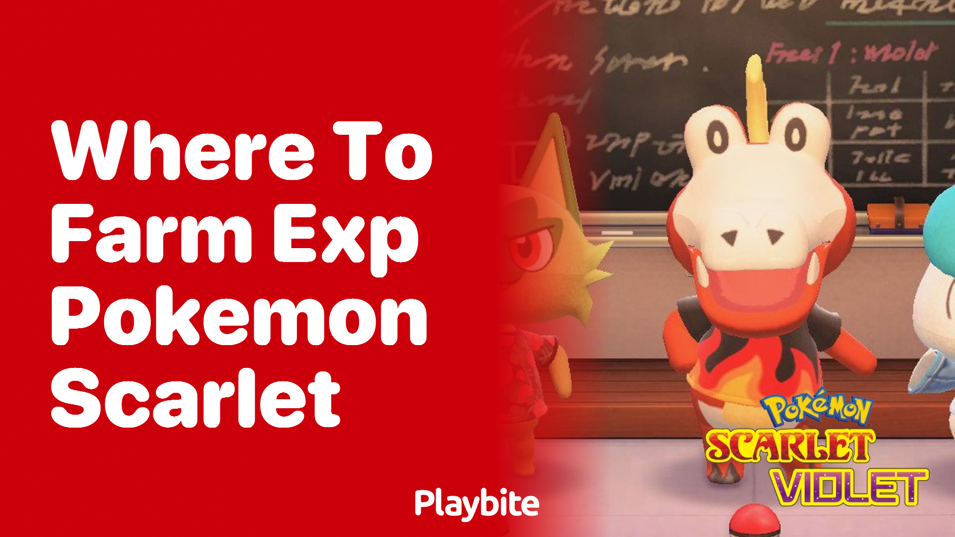 Where to farm EXP in Pokemon Scarlet