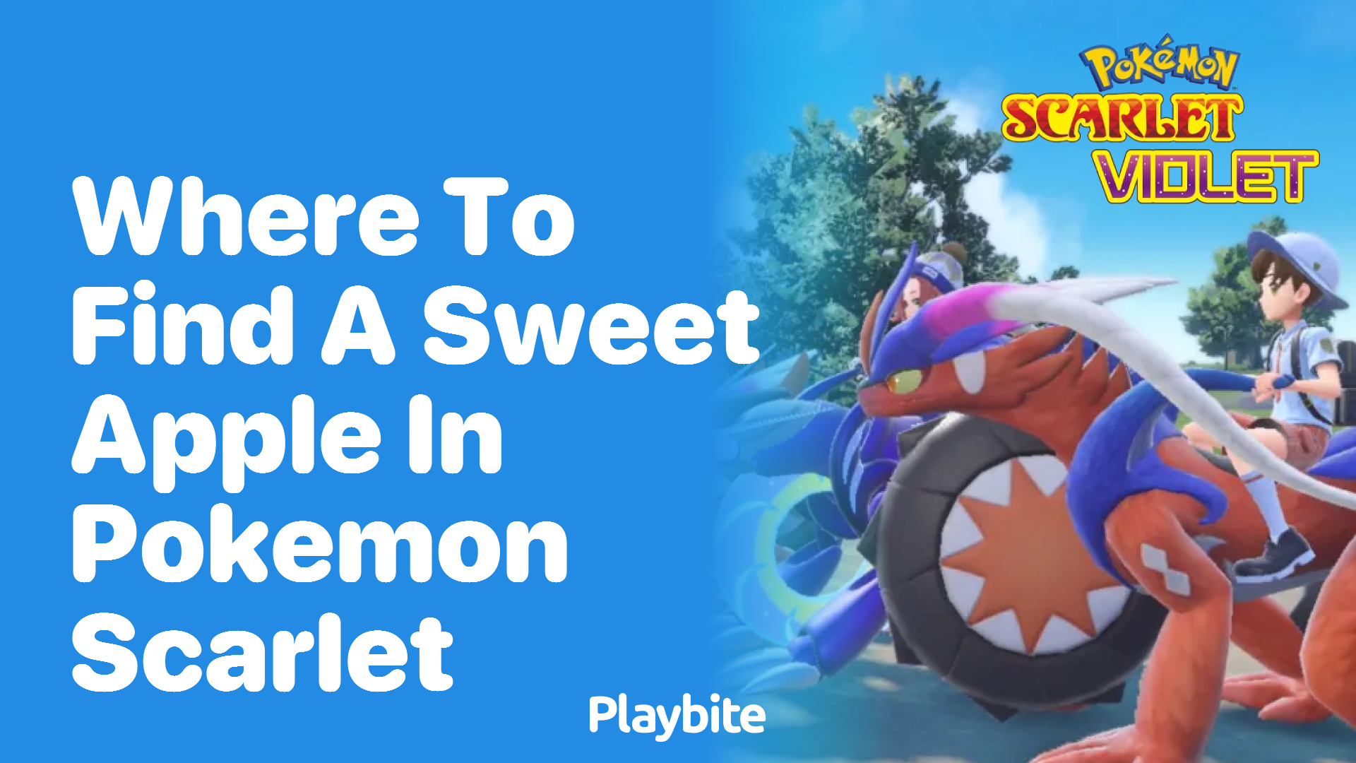 Where to find a Sweet Apple in Pokemon Scarlet