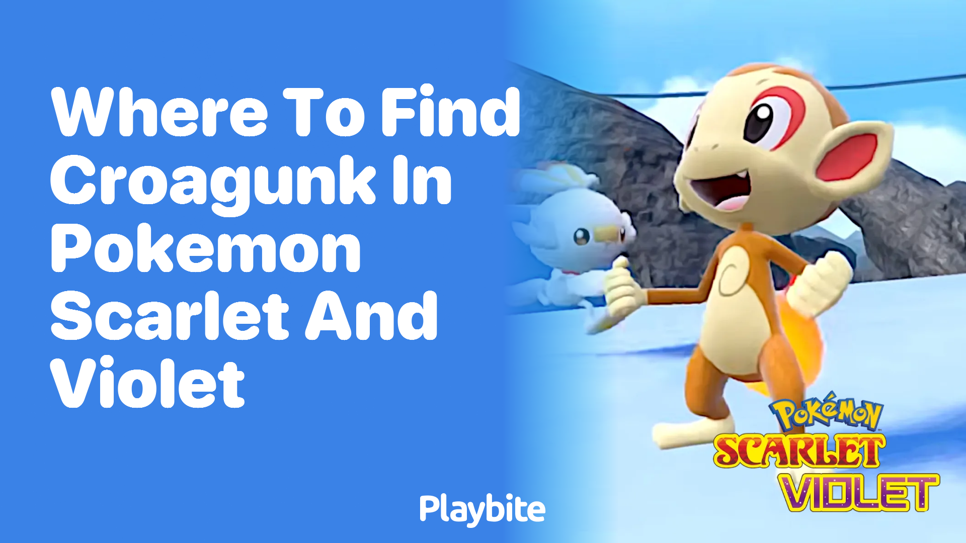 Where to find Croagunk in Pokémon Scarlet and Violet