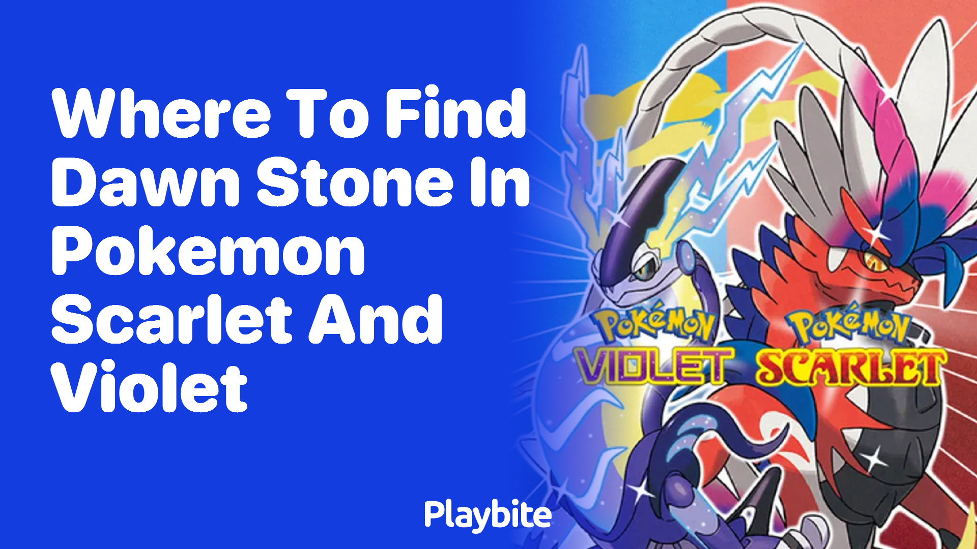 Where to find Dawn Stone in Pokemon Scarlet and Violet