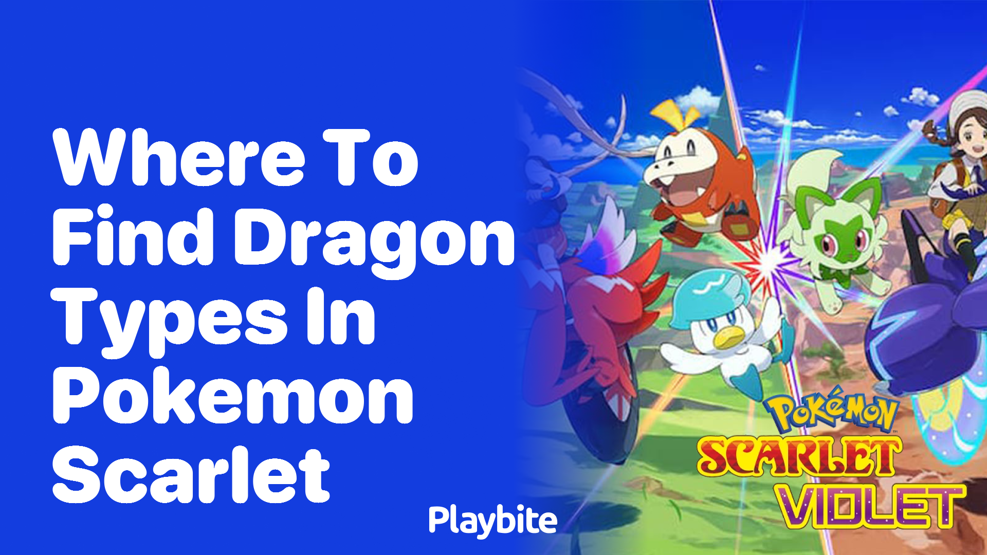 Where to Find Dragon Types in Pokemon Scarlet