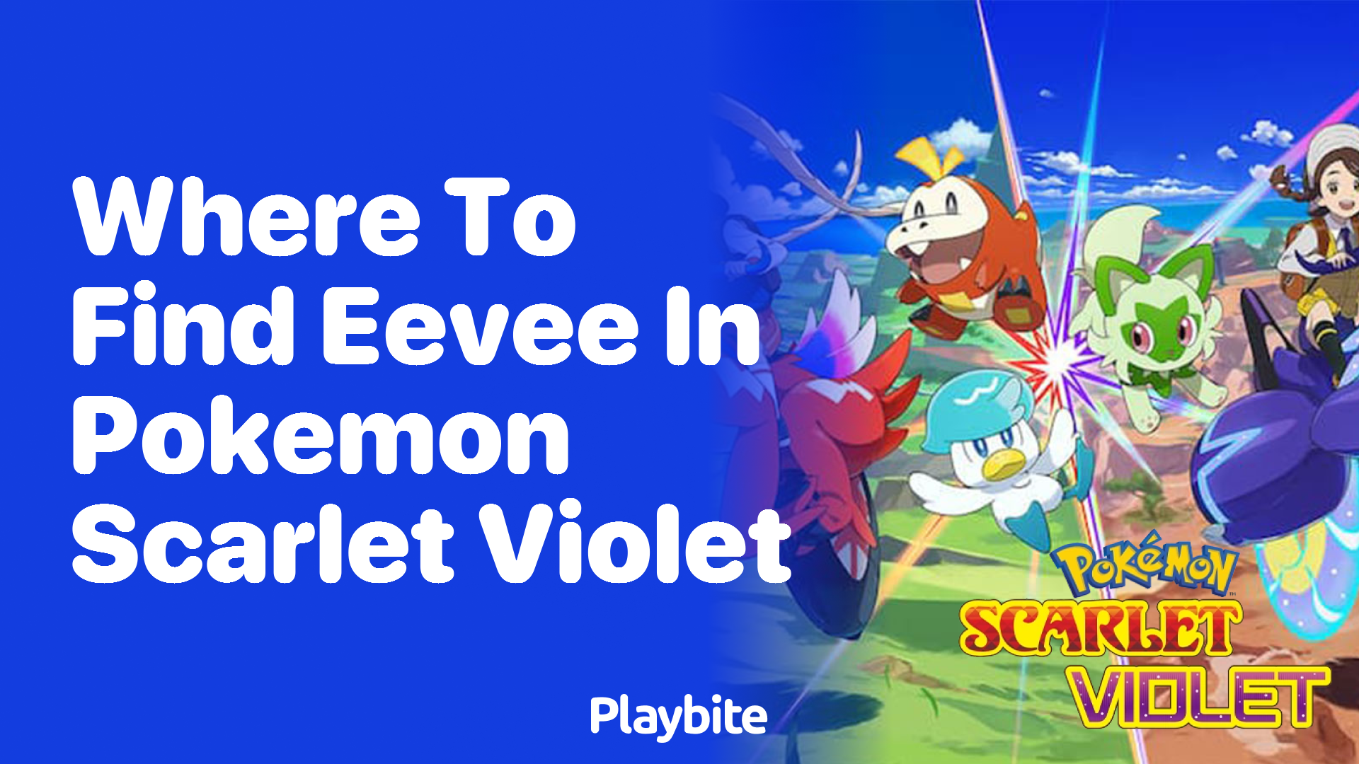 Where to Find Eevee in Pokemon Scarlet &#038; Violet