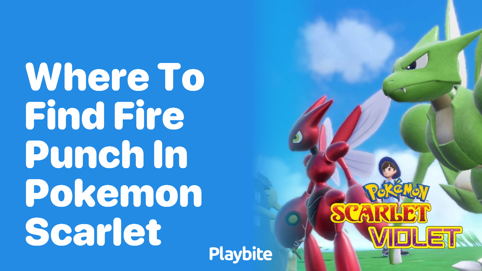 Where to Find Fire Punch in Pokémon Scarlet