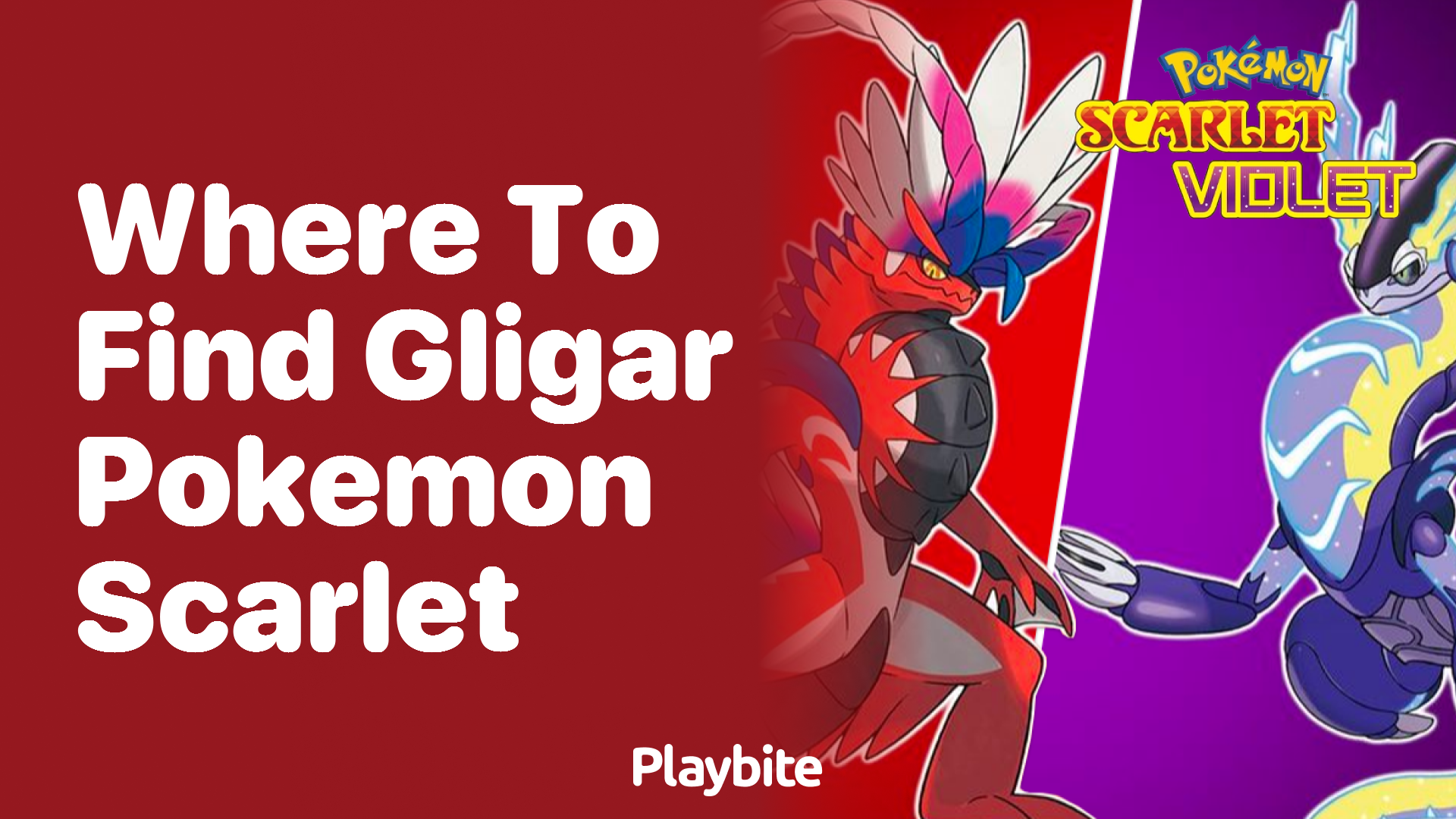 Where to find Gligar in Pokemon Scarlet