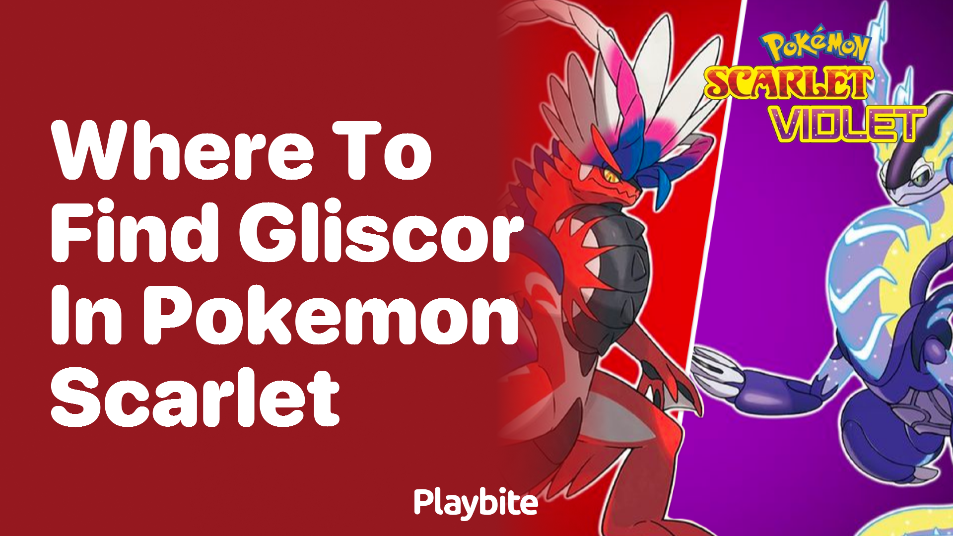 Where to find Gliscor in Pokemon Scarlet