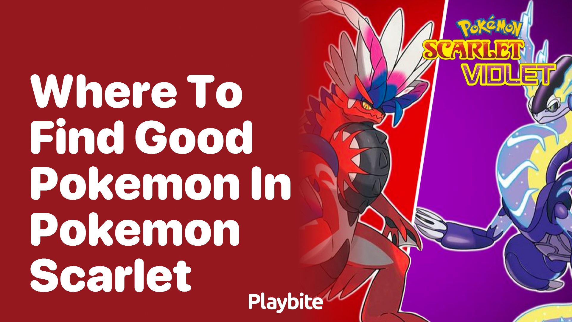 Where to find good Pokemon in Pokemon Scarlet