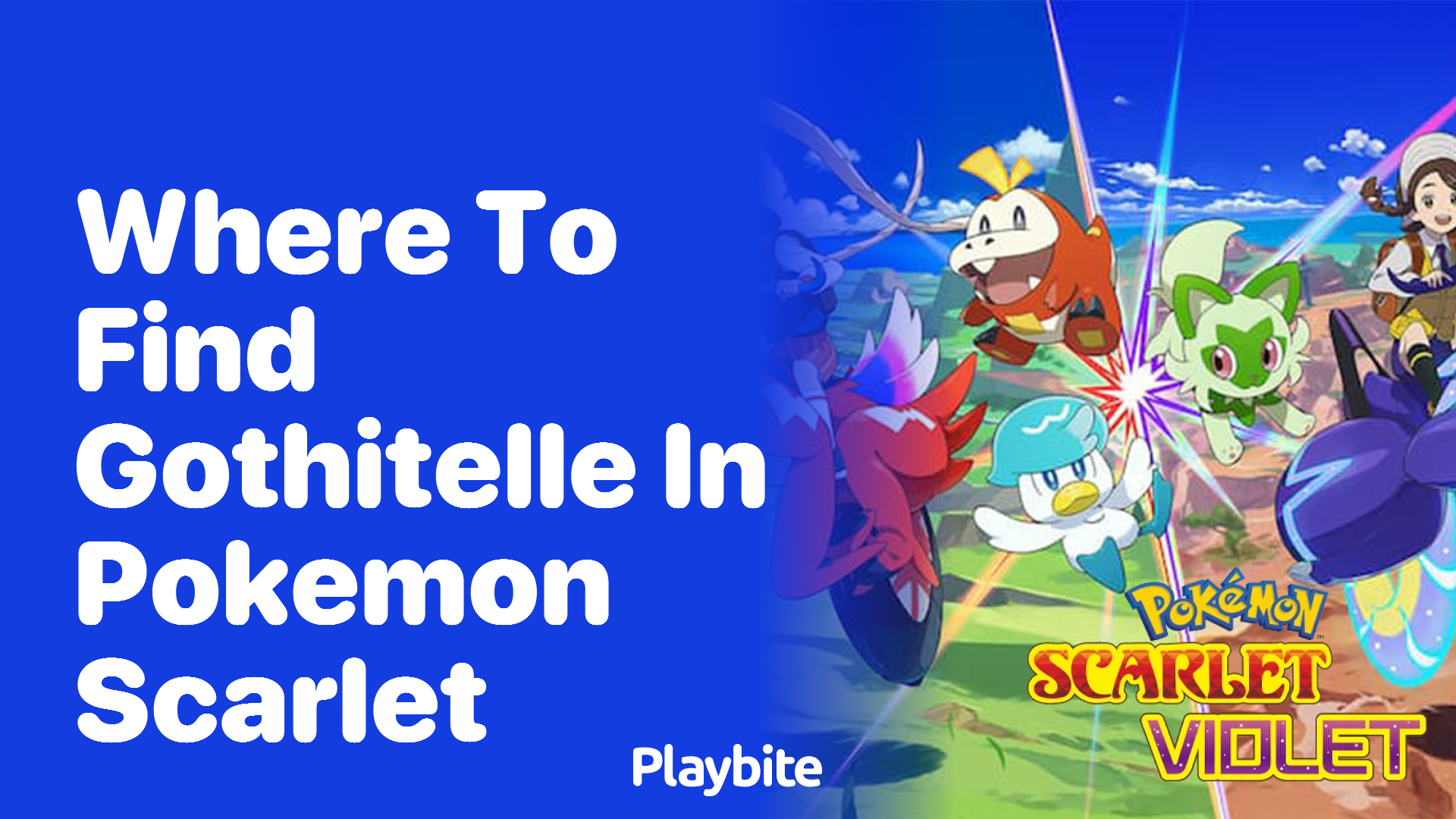 Where to Find Gothitelle in Pokemon Scarlet