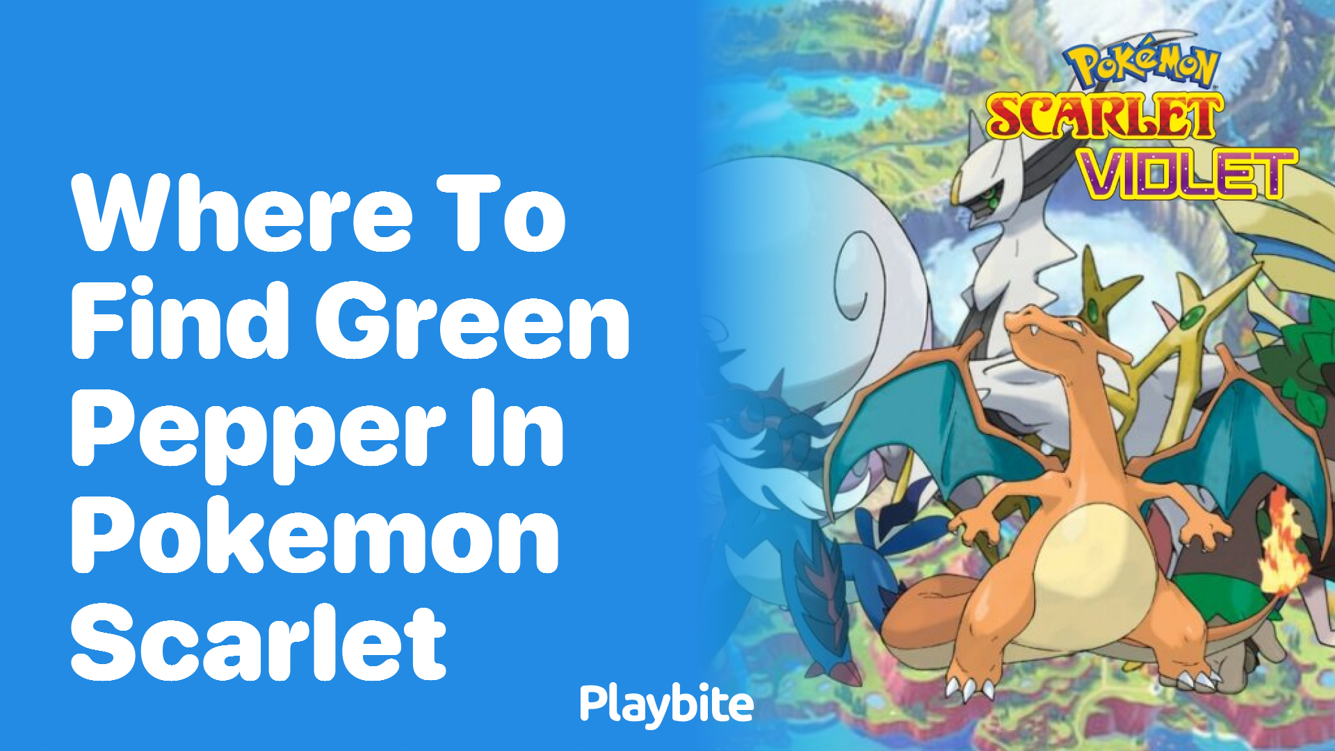 Where to Find Green Pepper in Pokemon Scarlet