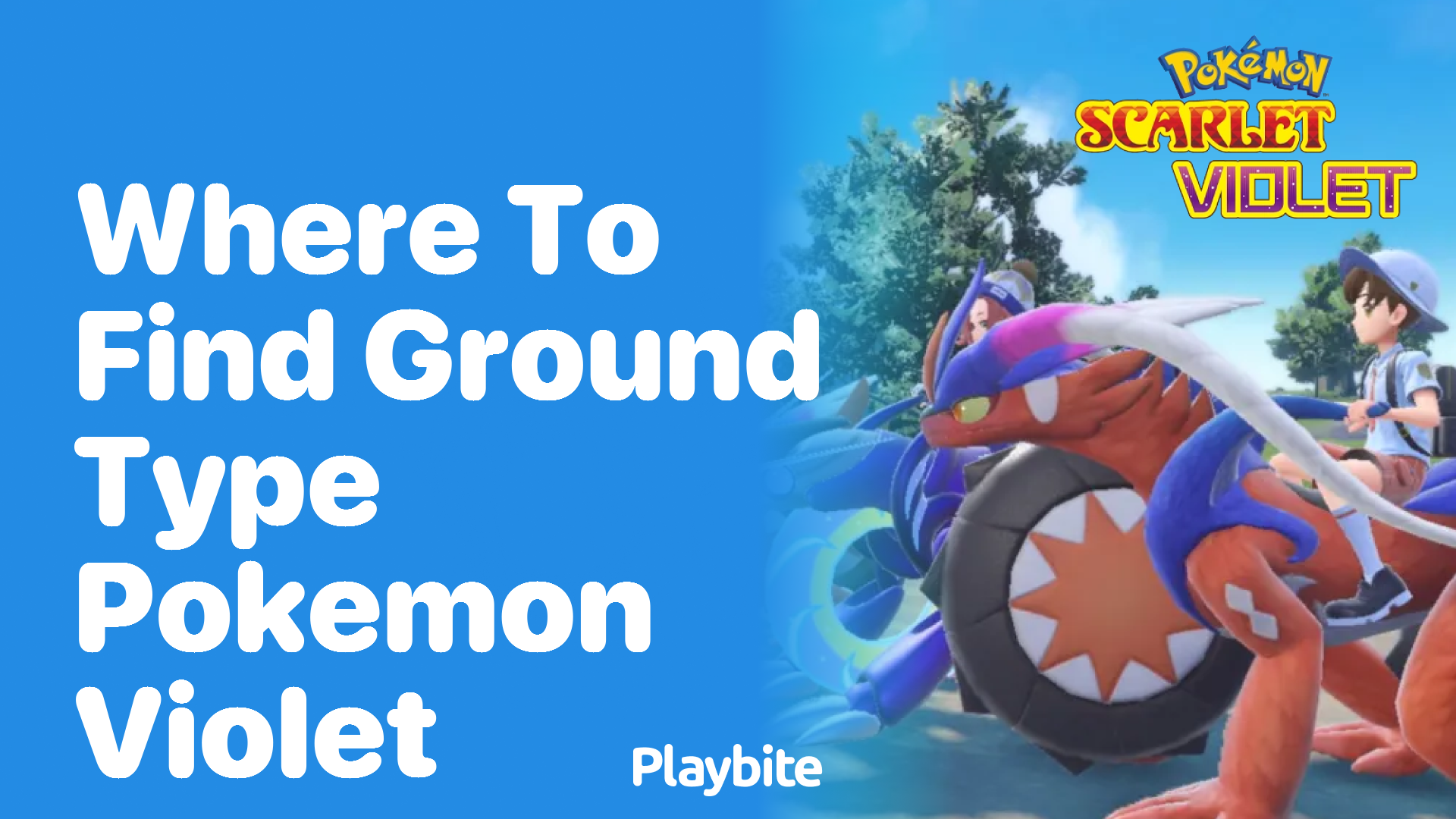 Where to Find Ground-Type Pokémon in Pokémon Violet