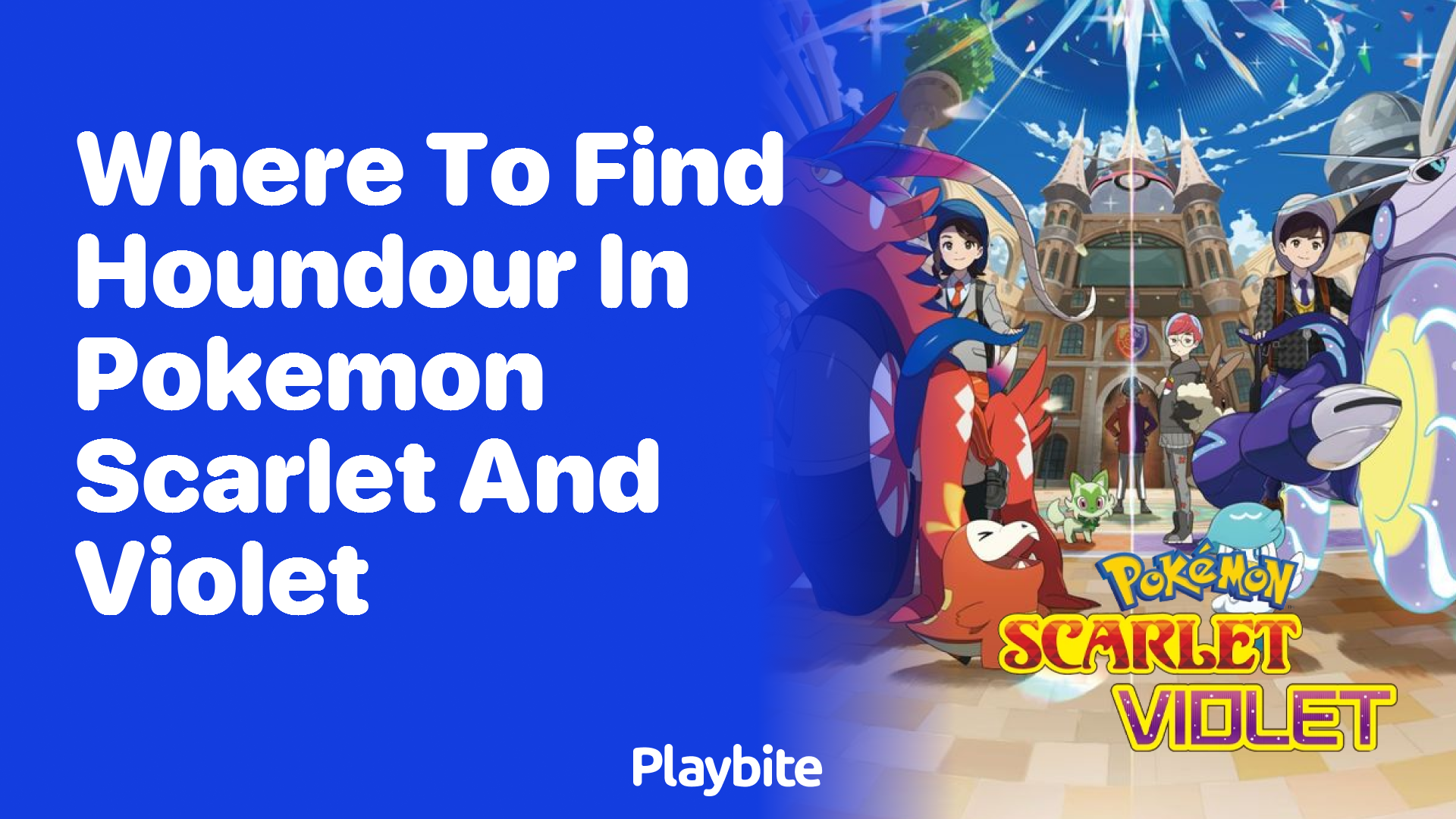 where to find Houndour in Pokemon Scarlet and Violet