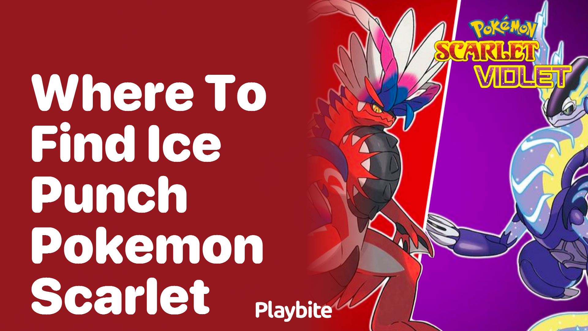 Where to find Ice Punch in Pokemon Scarlet