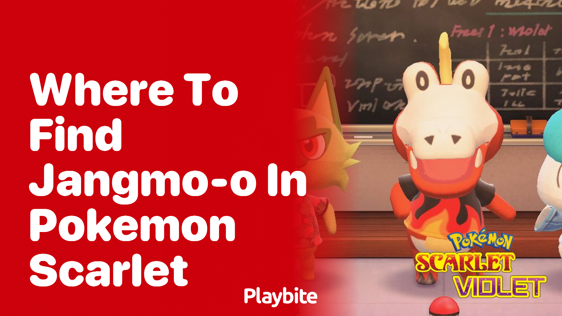 Where to Find Jangmo-o in Pokémon Scarlet