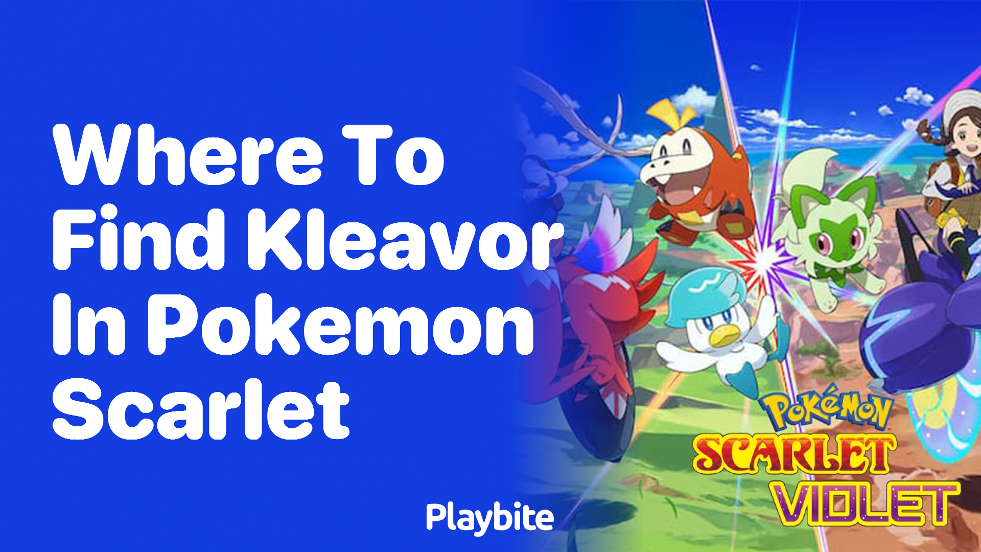 Where to find Kleavor in Pokemon Scarlet