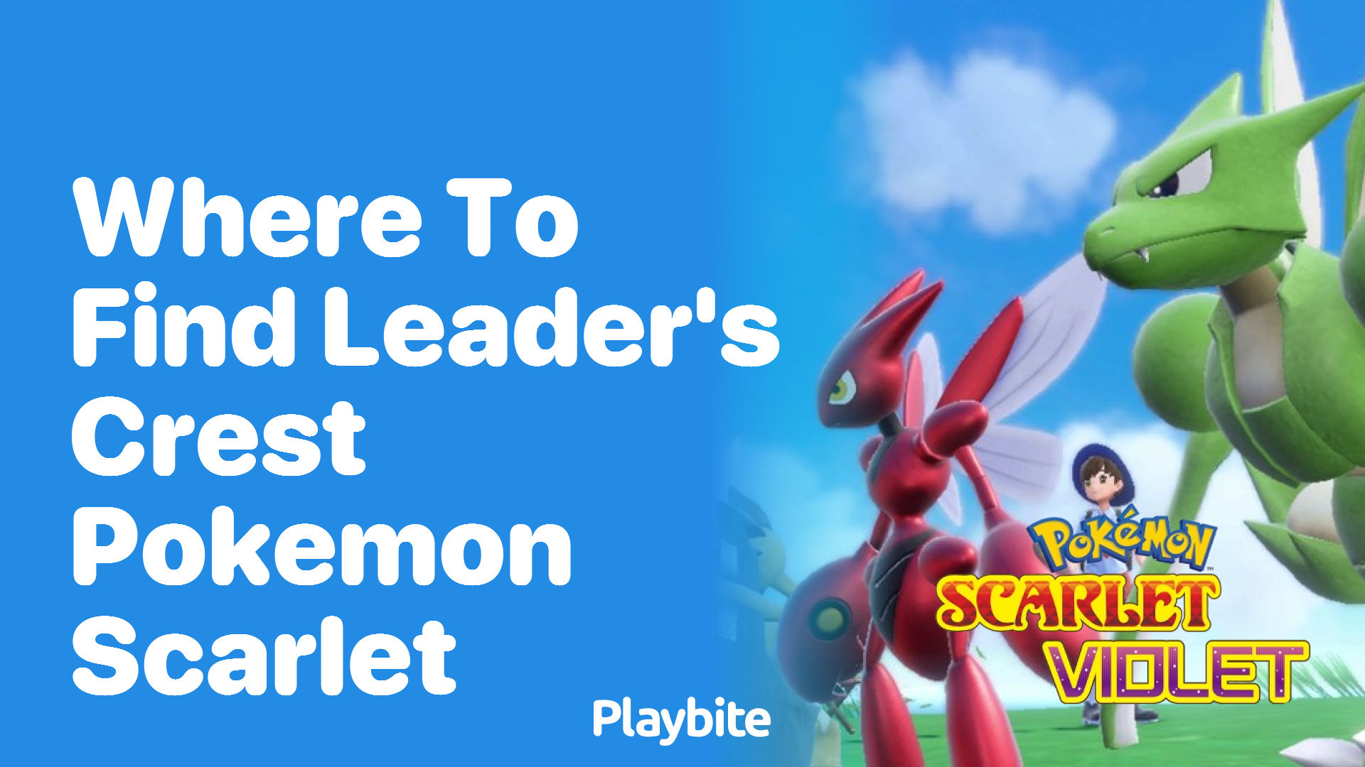 Where to find Leader&#8217;s Crest in Pokemon Scarlet