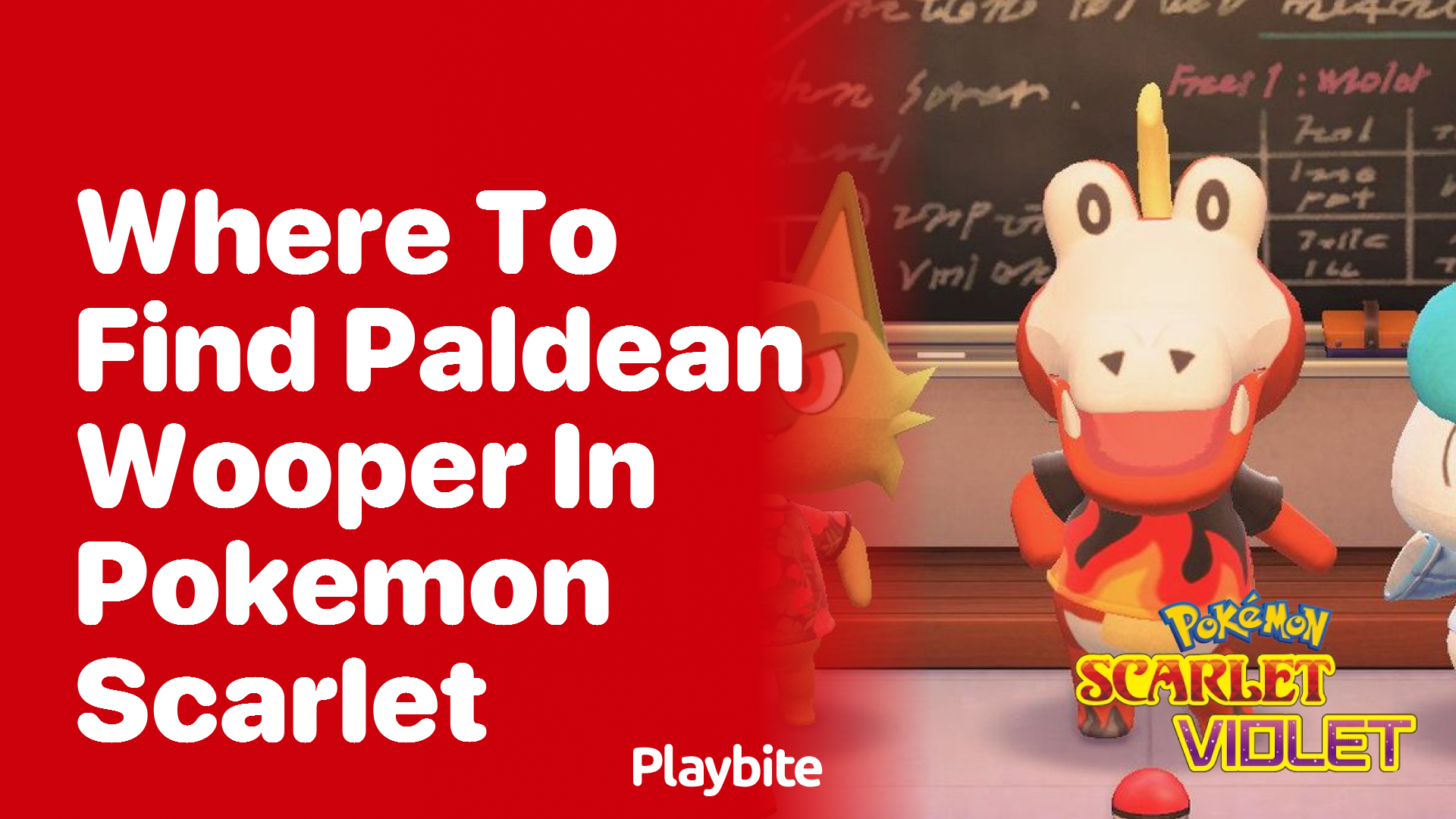 Where to Find Paldean Wooper in Pokemon Scarlet