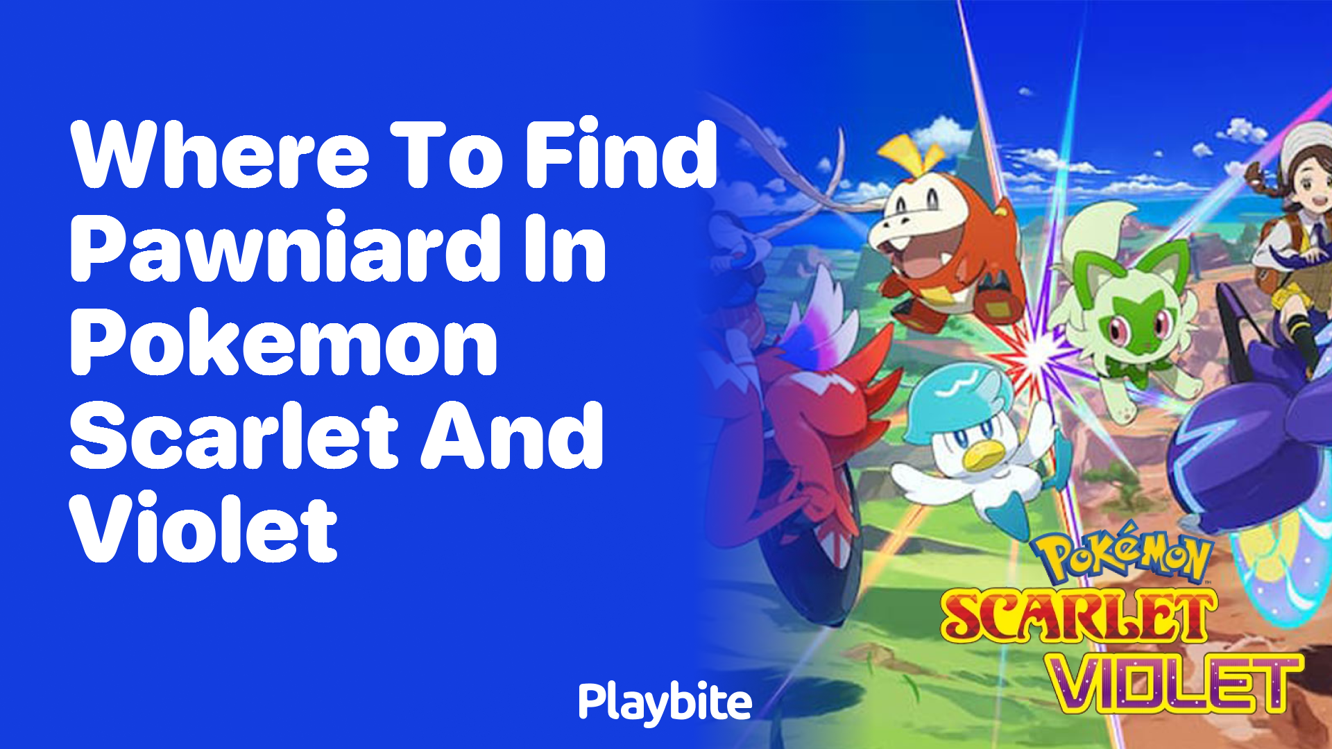 Where to Find Pawniard in Pokemon Scarlet and Violet