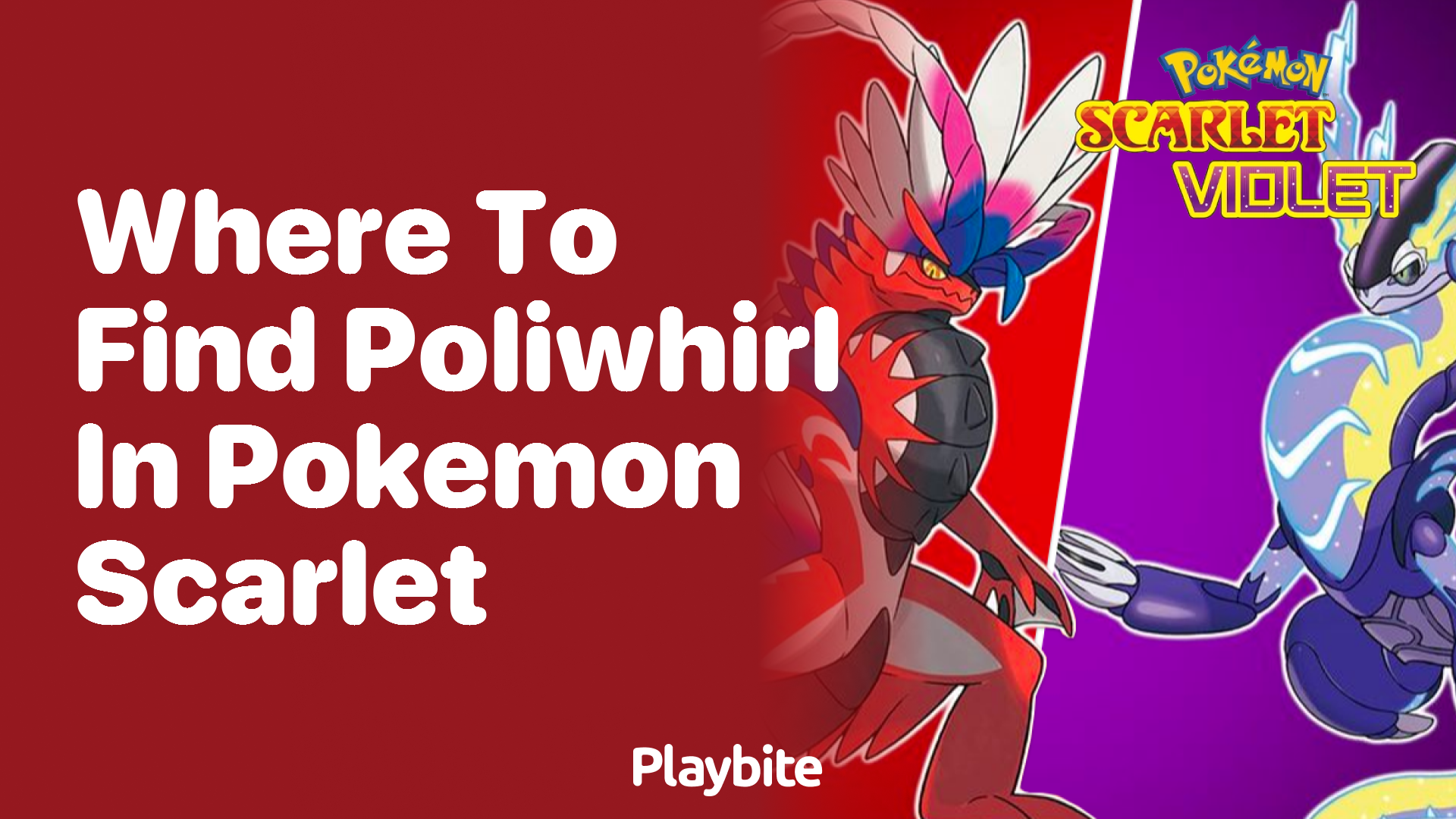 Where to Find Poliwhirl in Pokemon Scarlet