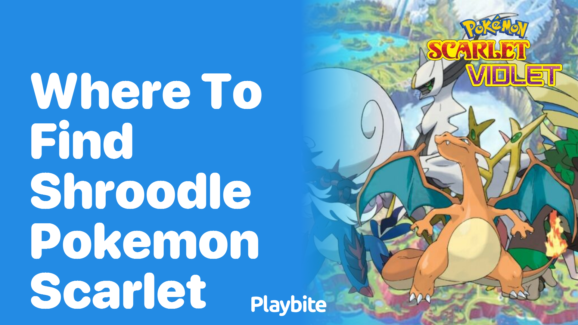 Where to Find Shroodle in Pokemon Scarlet