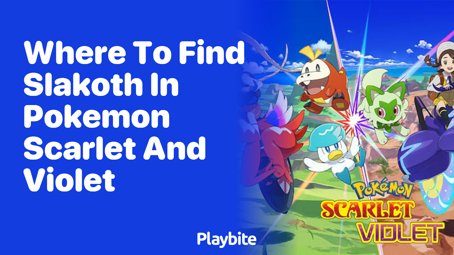 Where to find Slakoth in Pokémon Scarlet and Violet