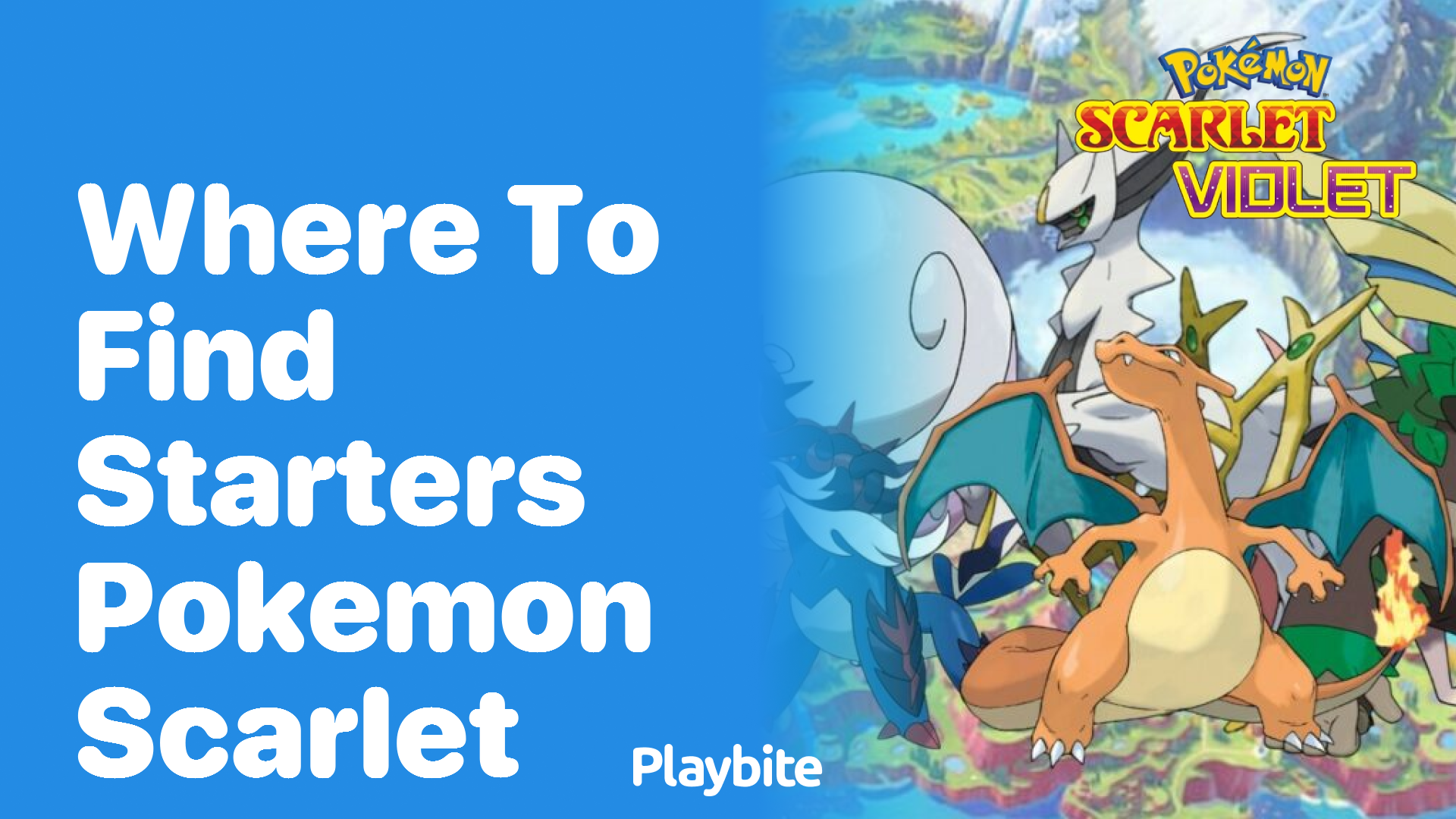 Where to find starters in Pokémon Scarlet