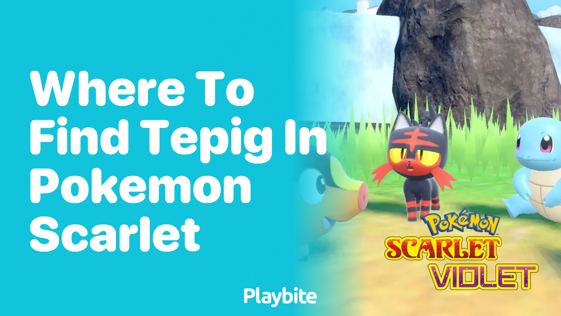 Where to find Tepig in Pokémon Scarlet