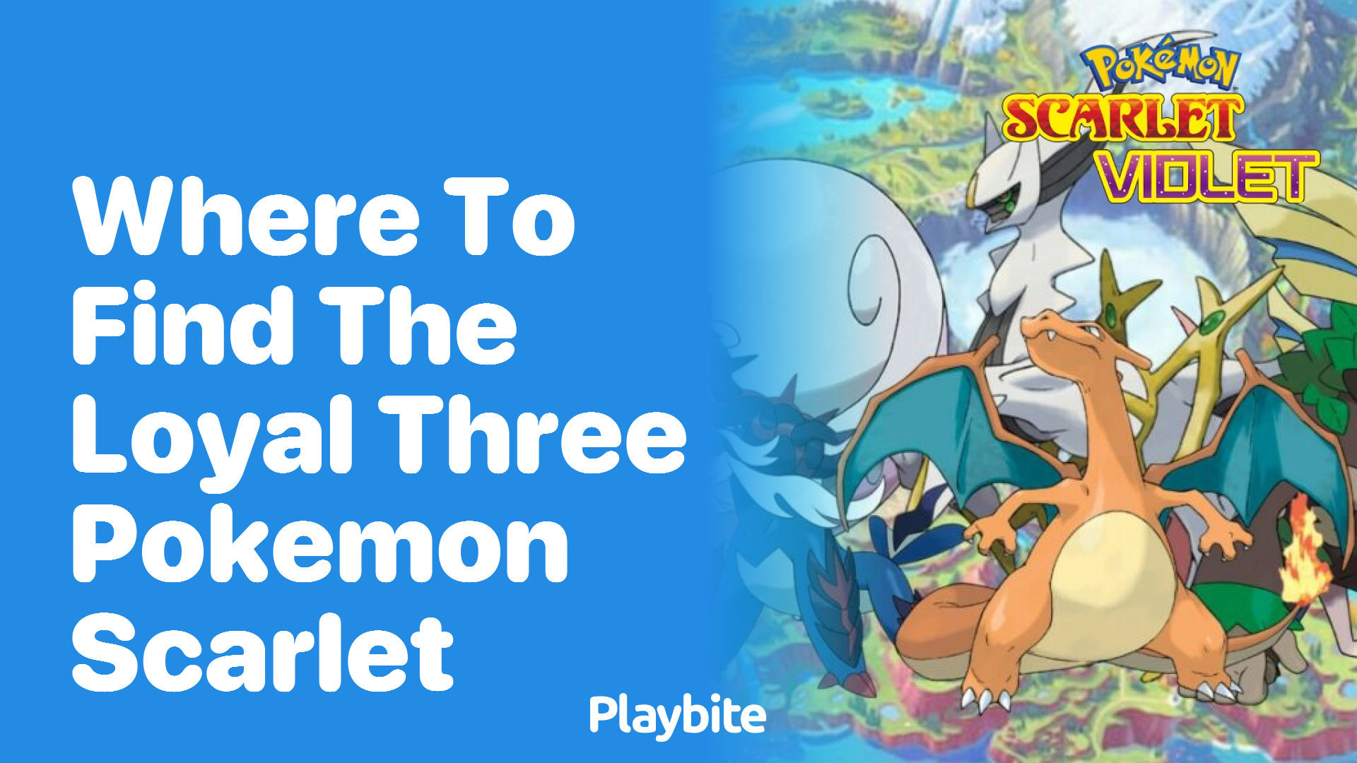 Where to Find the Loyal Three in Pokemon Scarlet