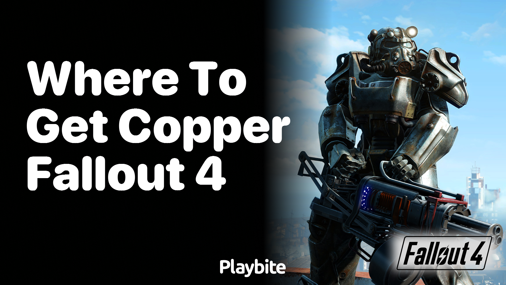 Where to get copper in Fallout 4