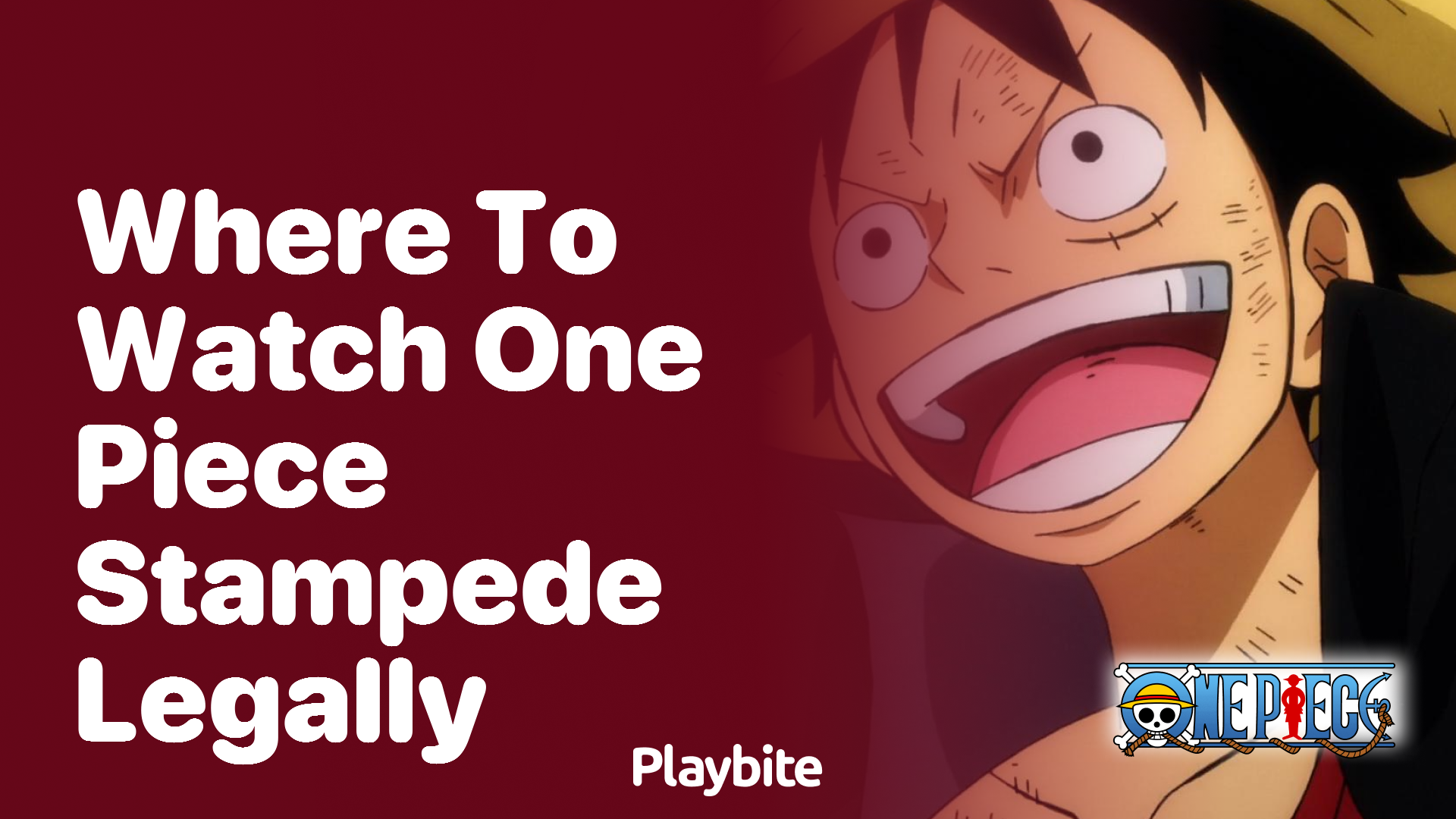 Where to Watch One Piece Stampede Legally