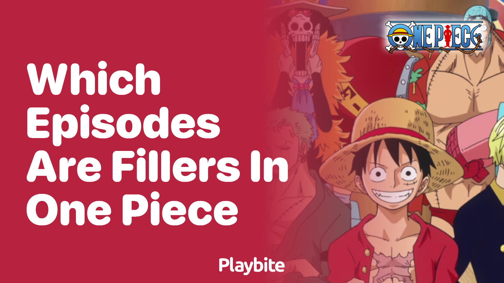 Which Episodes are Fillers in One Piece?