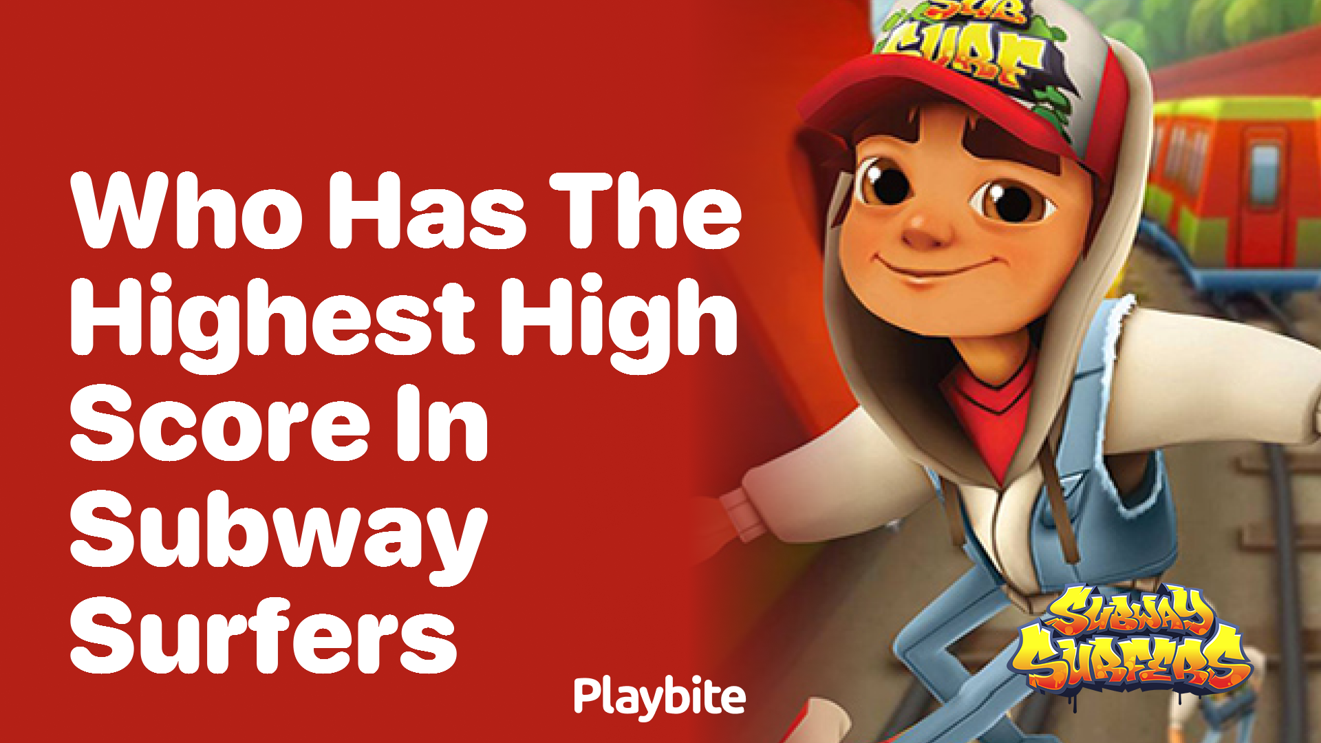 Who has the highest high score in Subway Surfers?