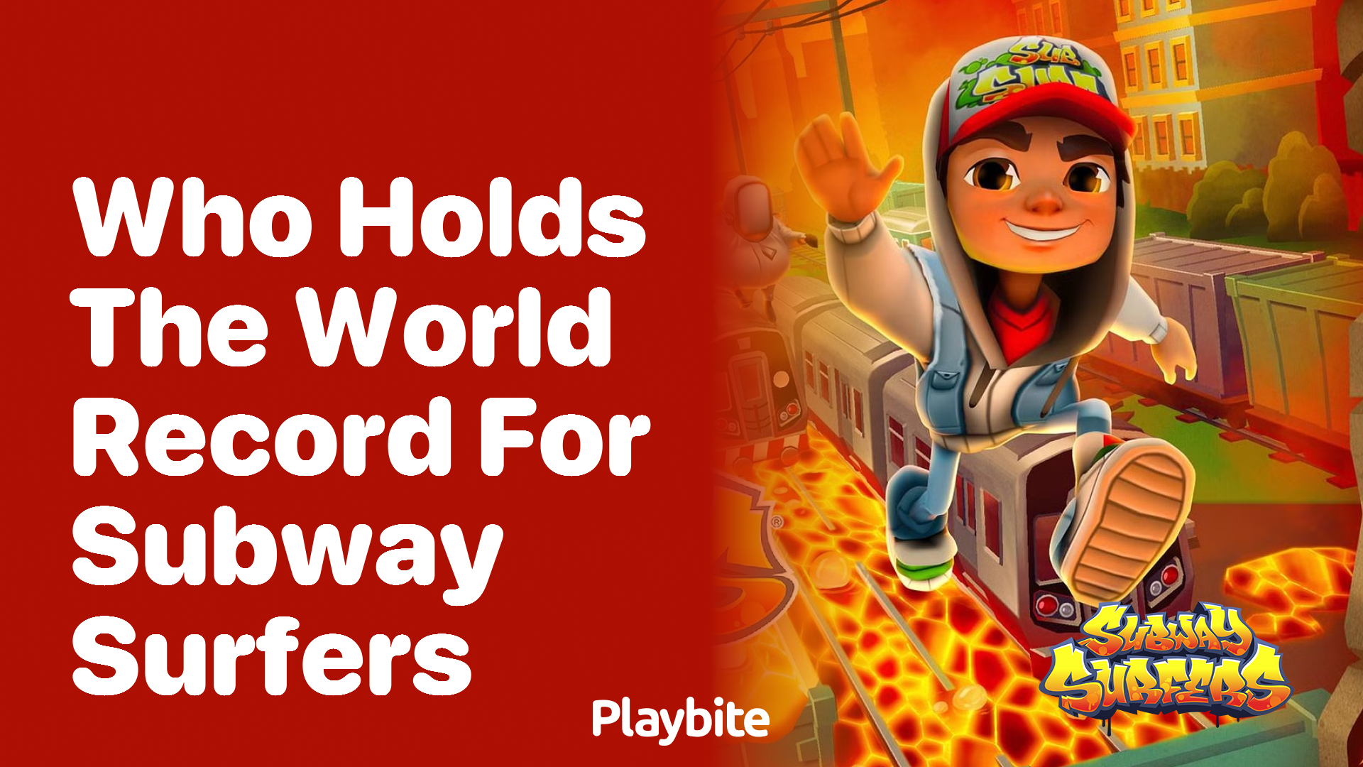 Who holds the world record for Subway Surfers?