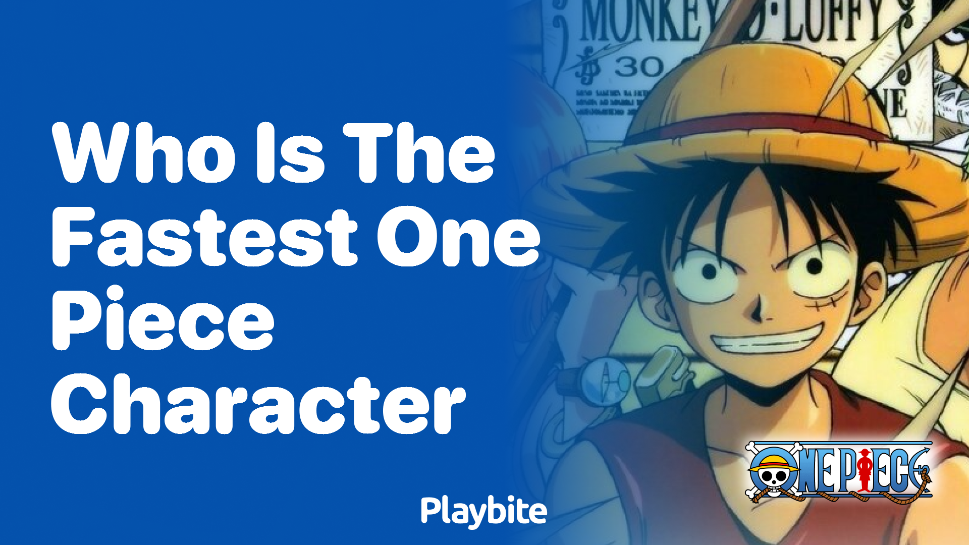 Who Is the Fastest Character in One Piece?