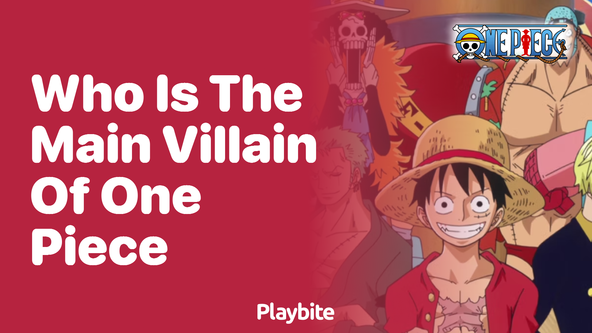 Who Is the Main Villain of One Piece?