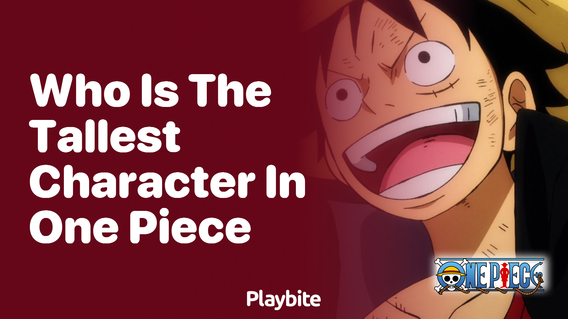 Who Is the Tallest Character in One Piece?