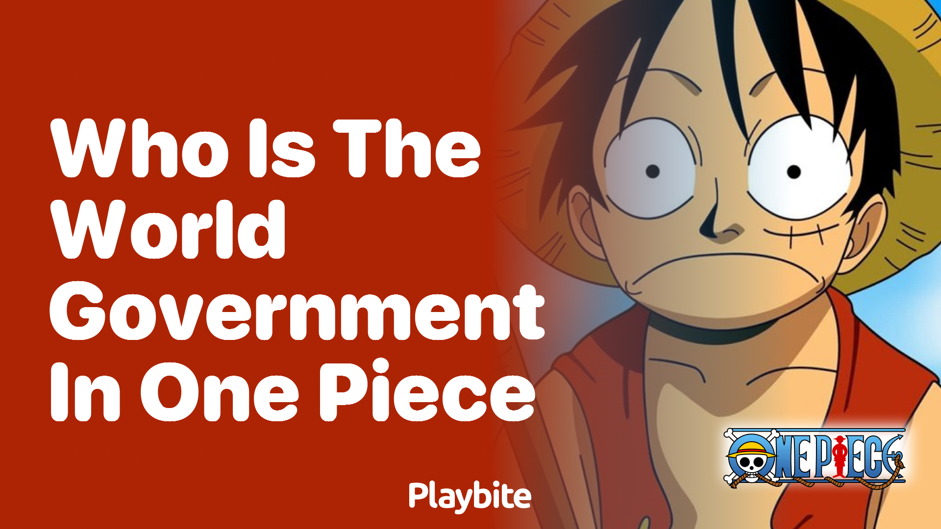 Who is the World Government in One Piece?