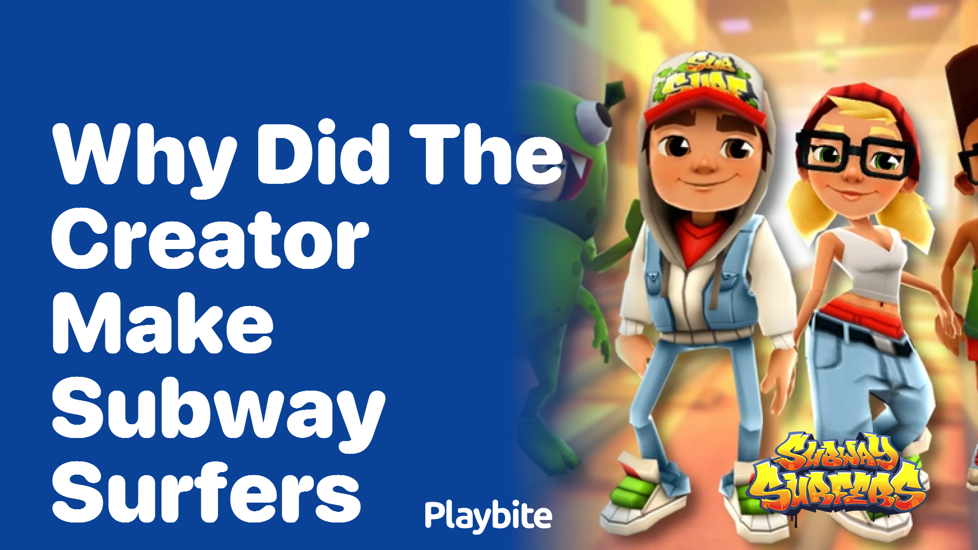 Why did the creator make Subway Surfers?