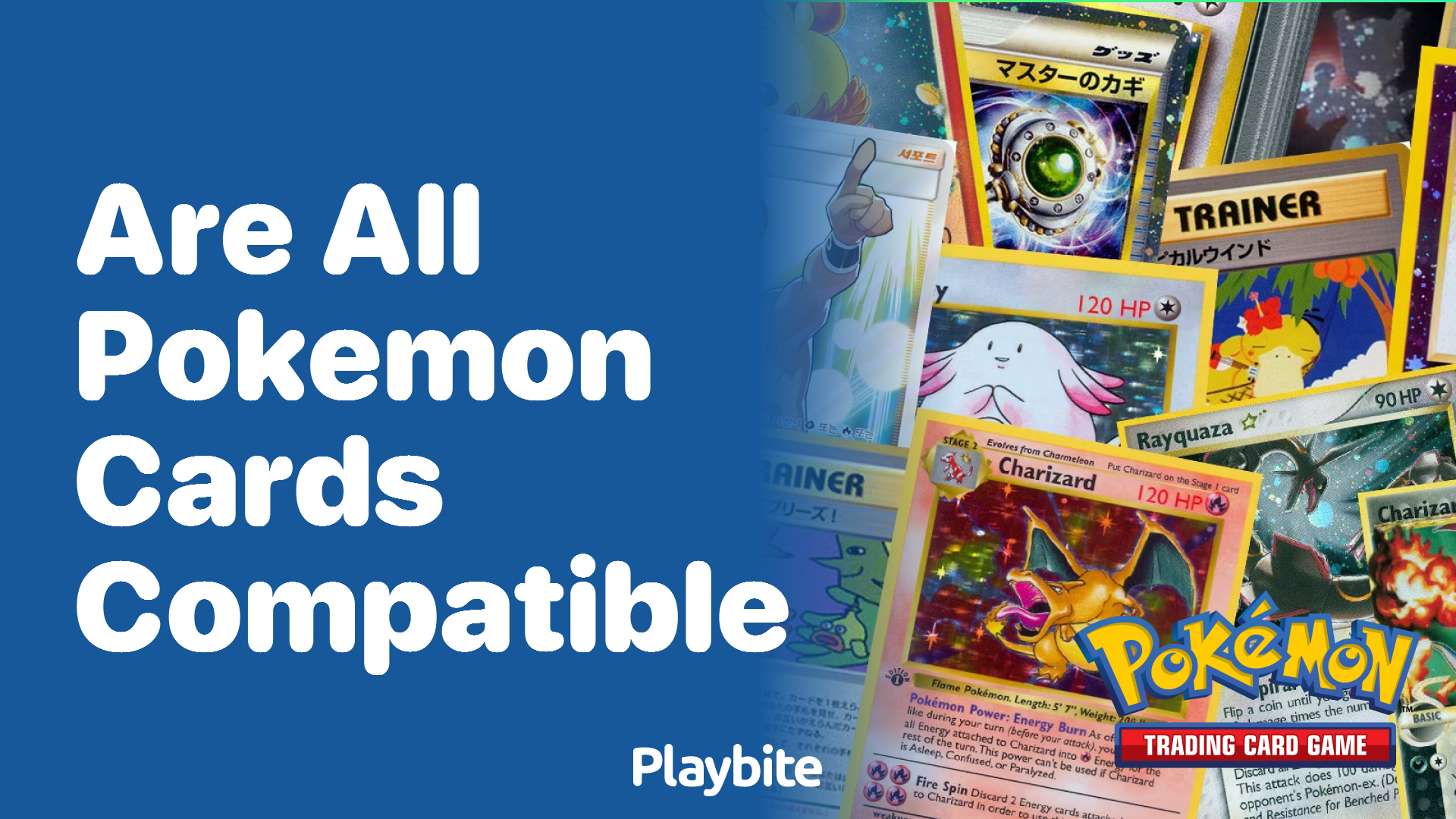 Are all Pokemon cards compatible?