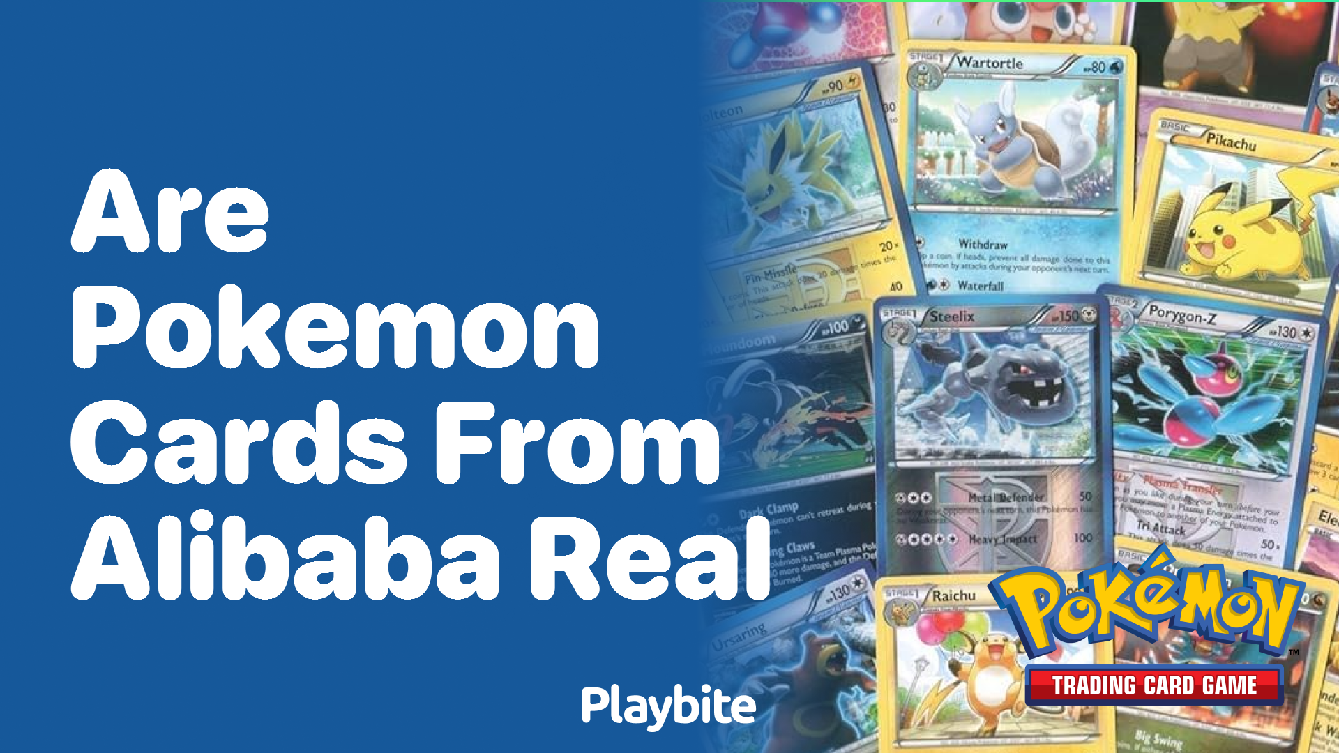 Are Pokemon cards from Alibaba real?