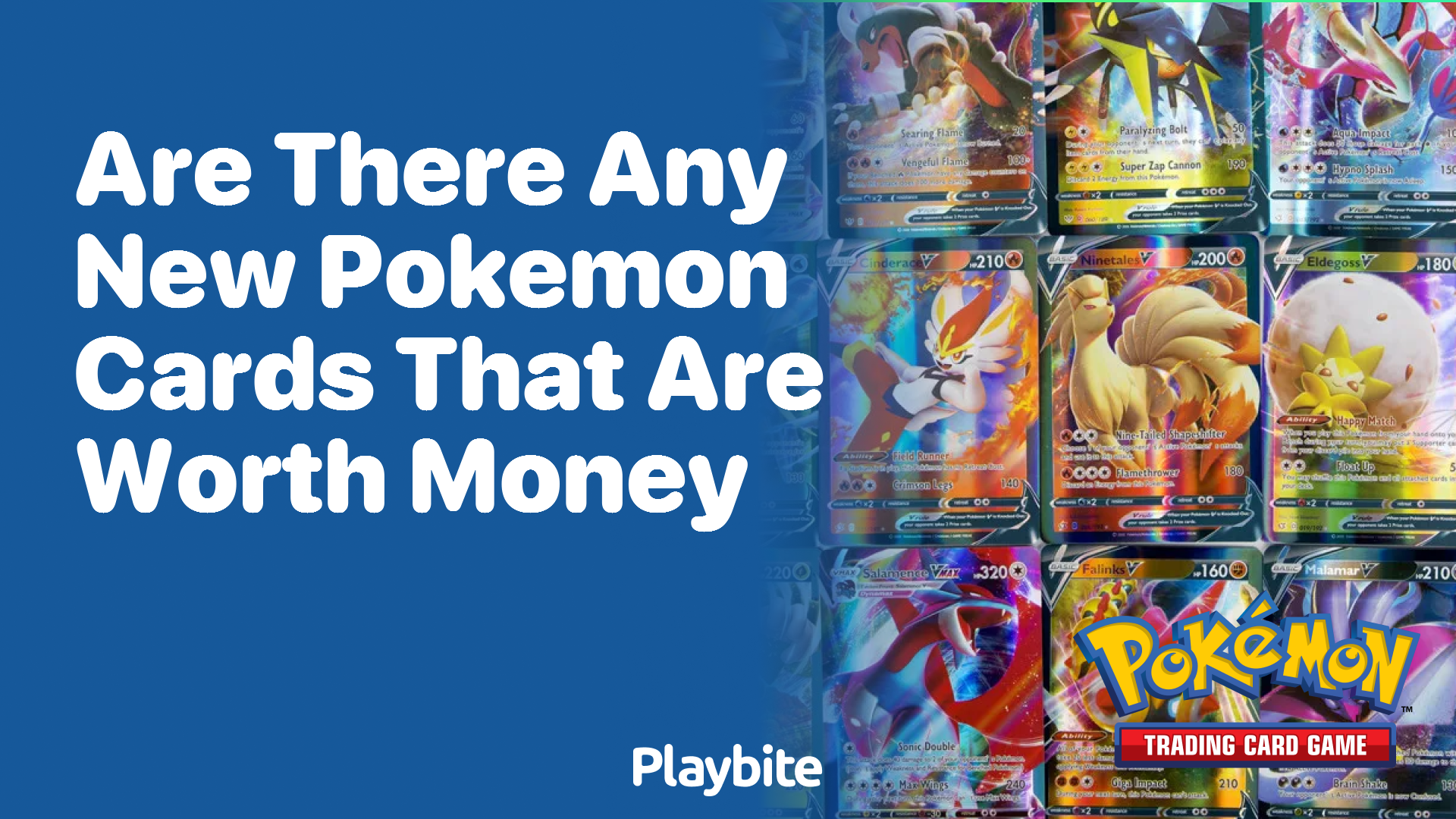 Are there any new Pokemon cards that are worth money?