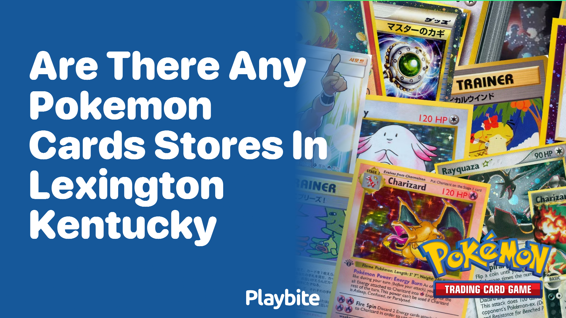 Are there any Pokemon card stores in Lexington, Kentucky?