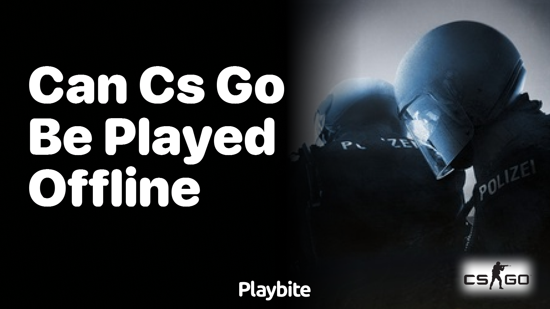 Can CS:GO be played offline?